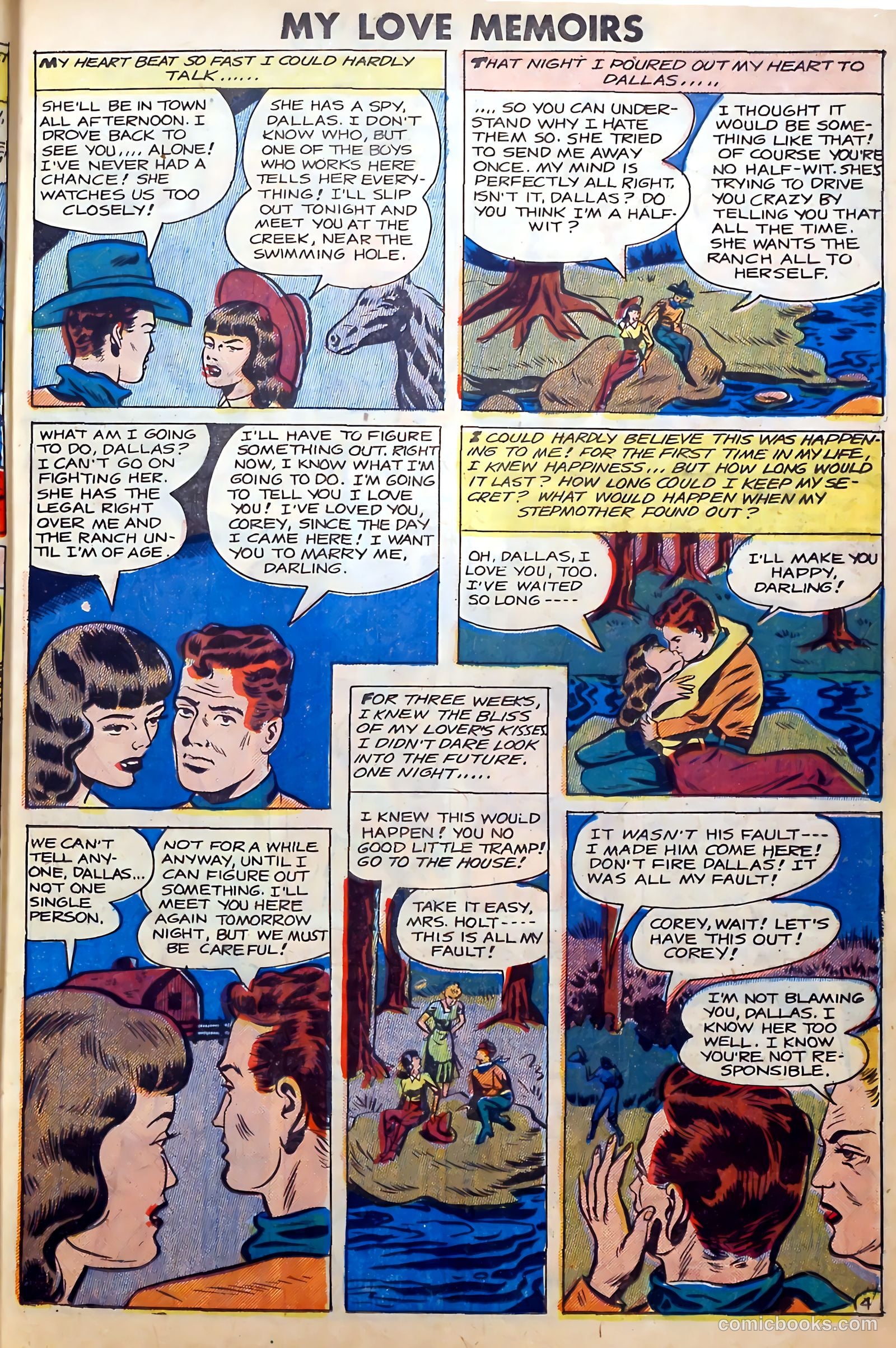 Romantic Thrills #1 (1950) — page 15 of 132
