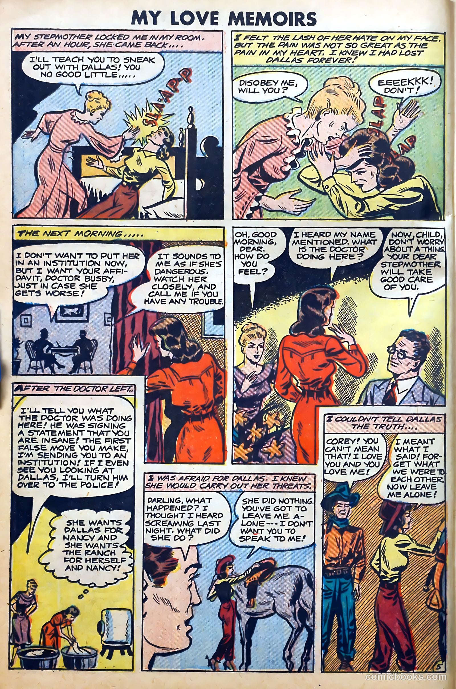 Romantic Thrills #1 (1950) — page 16 of 132