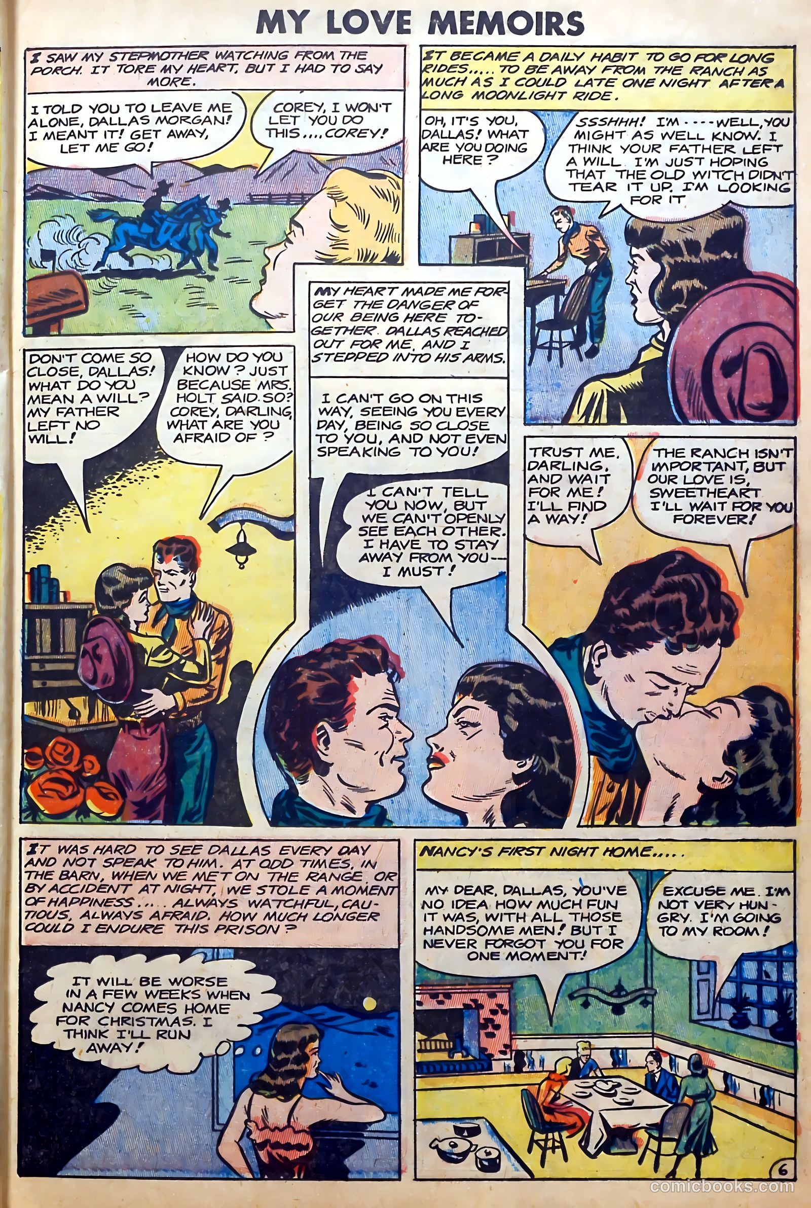 Romantic Thrills #1 (1950) — page 17 of 132