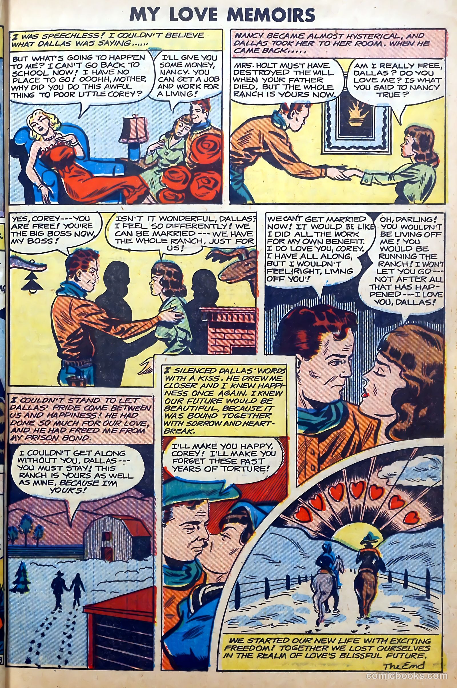 Romantic Thrills #1 (1950) — page 21 of 132