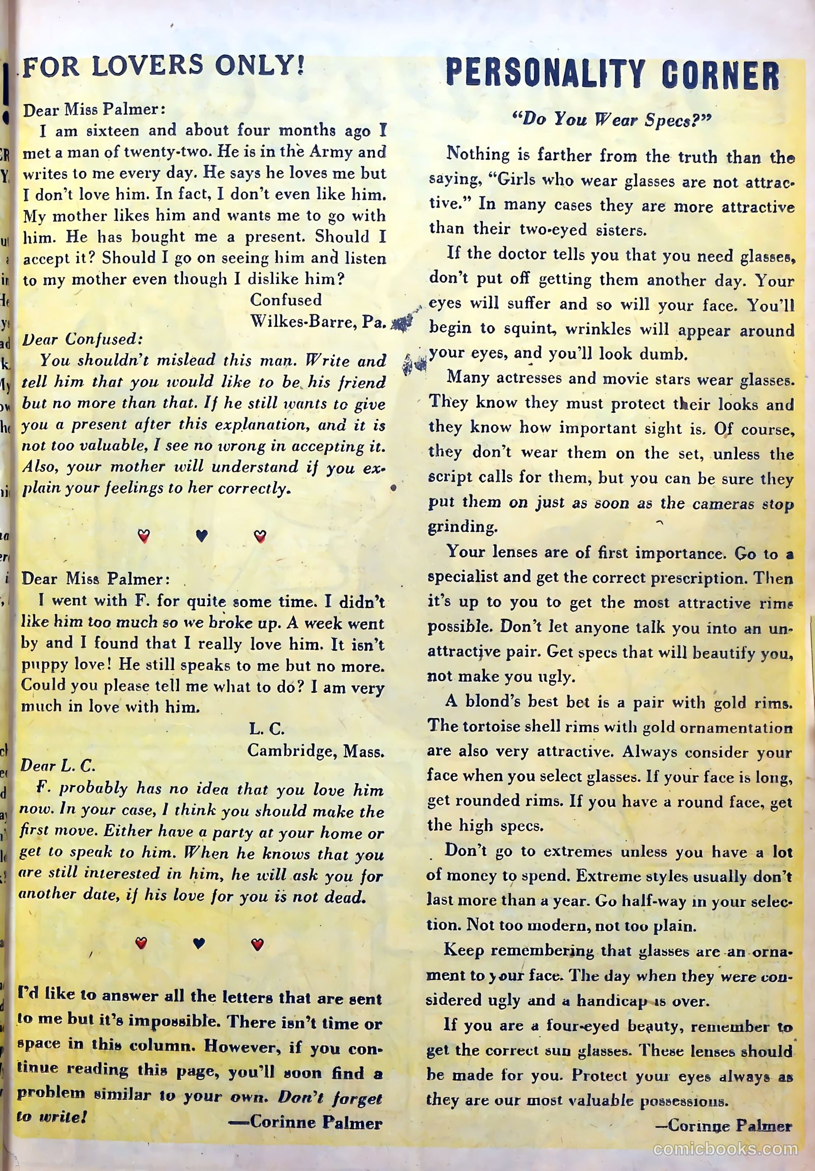Romantic Thrills #1 (1950) — page 23 of 132