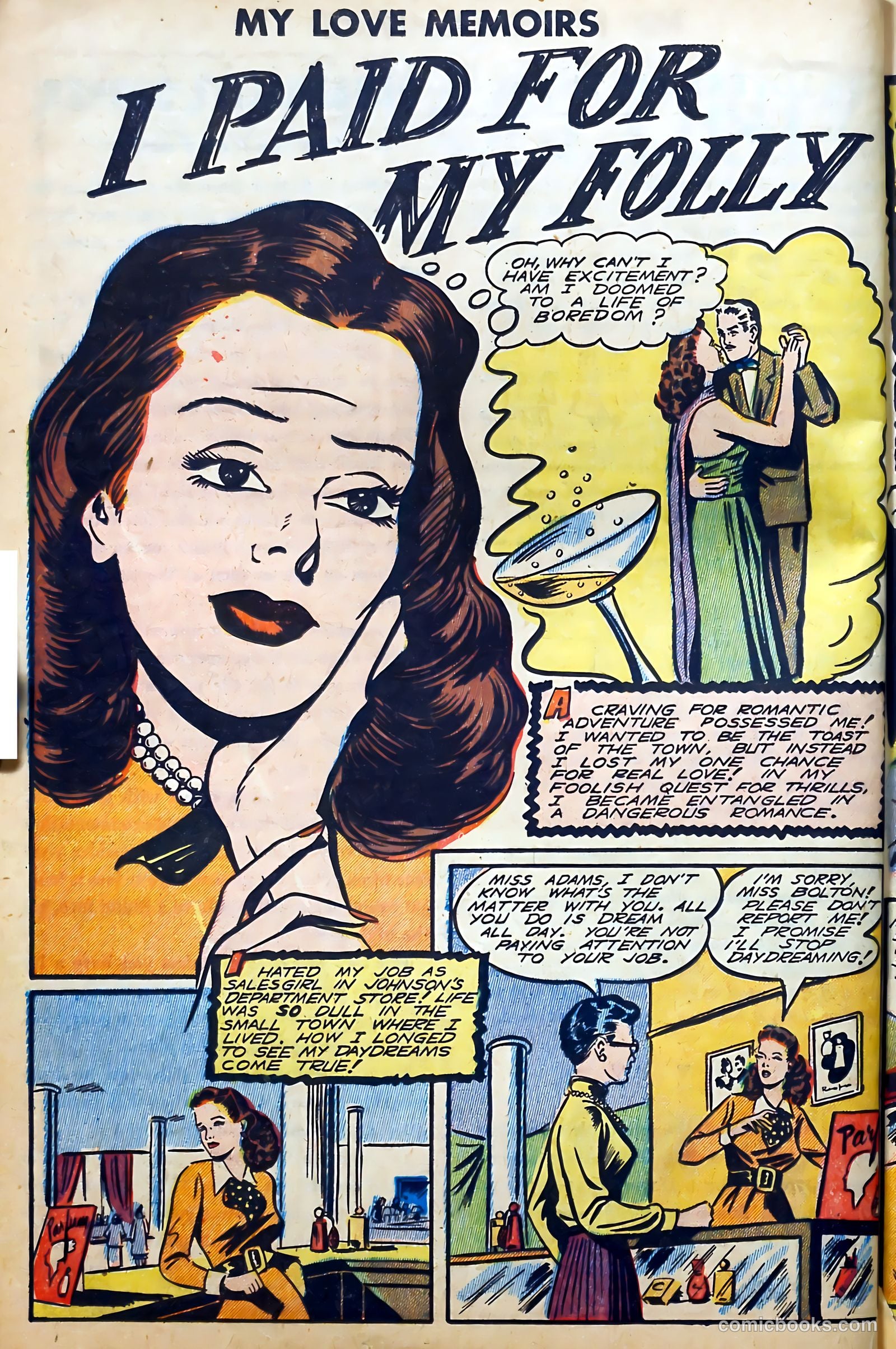 Romantic Thrills #1 (1950) — page 24 of 132