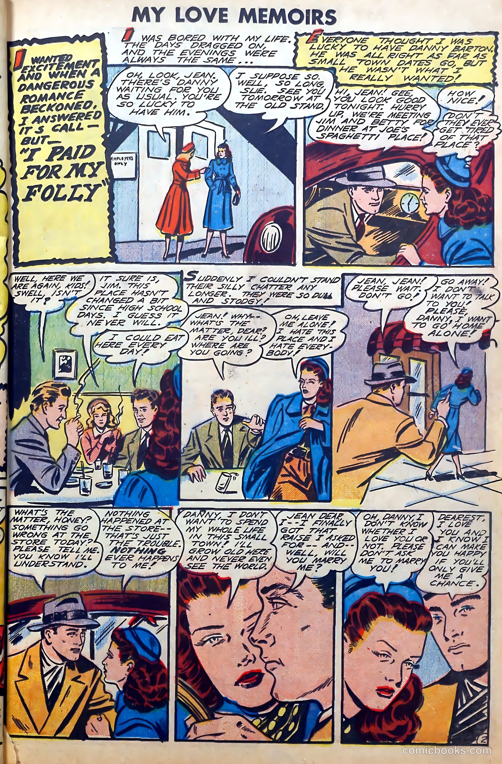 Romantic Thrills #1 (1950) — page 25 of 132