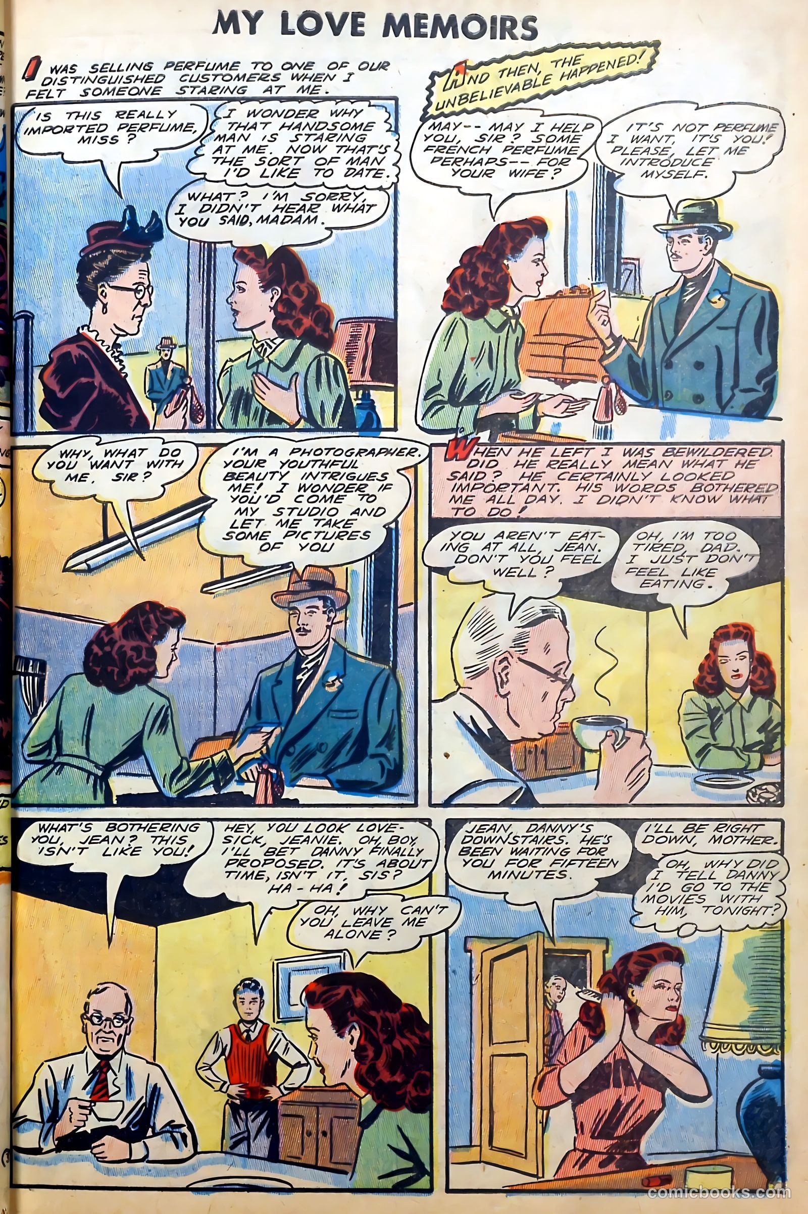 Romantic Thrills #1 (1950) — page 27 of 132