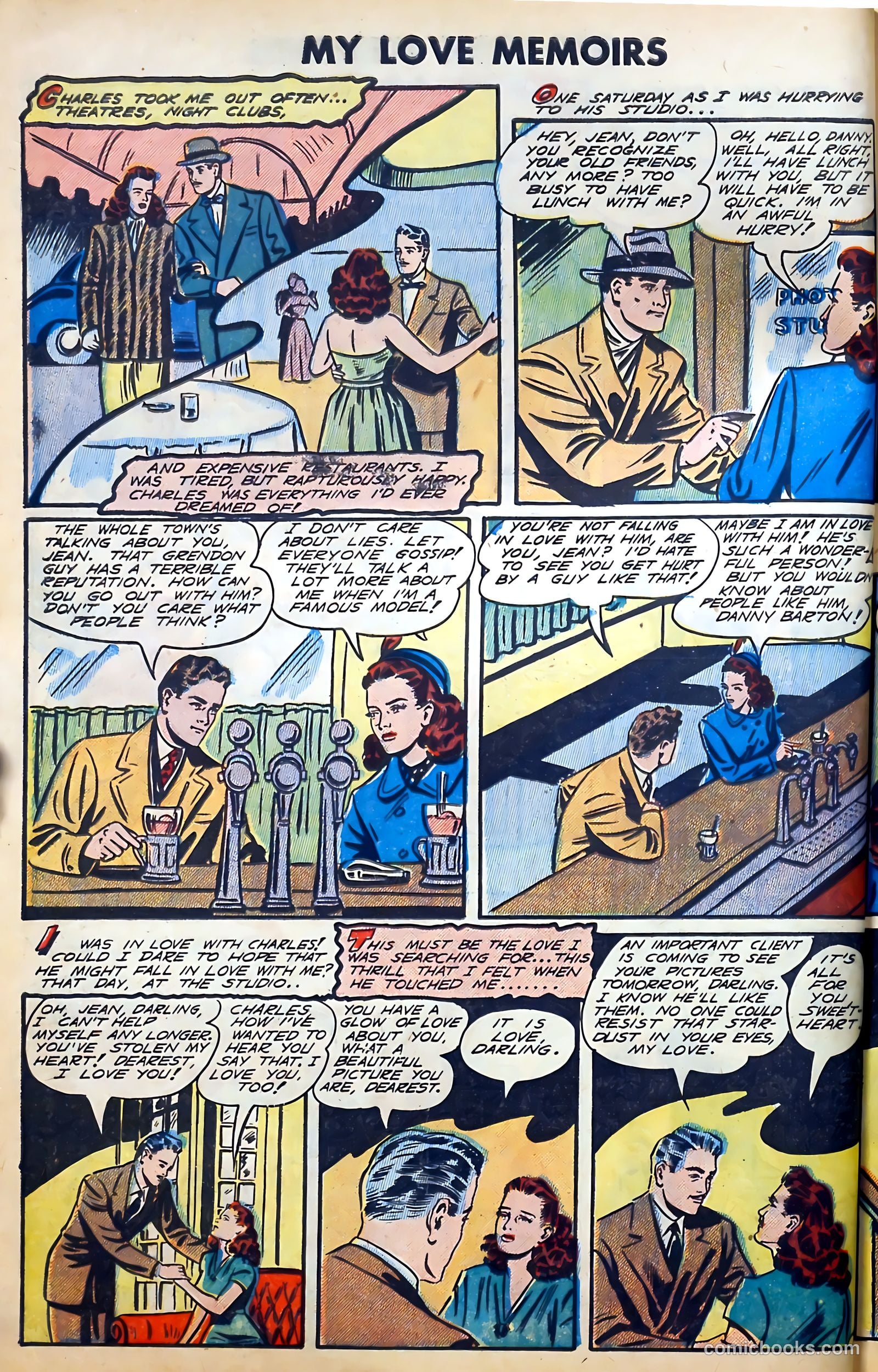 Romantic Thrills #1 (1950) — page 30 of 132