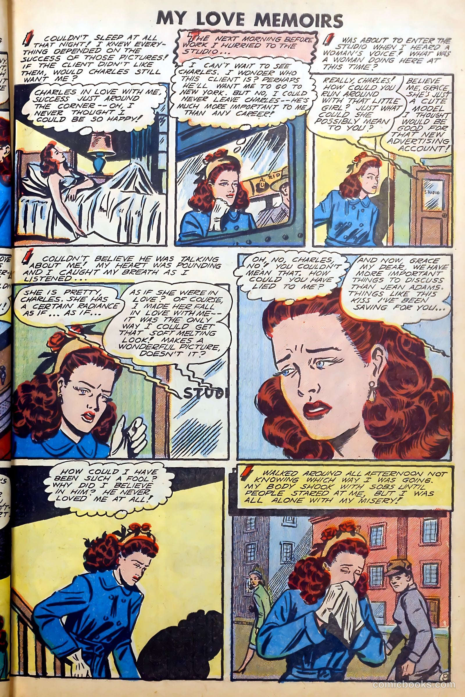 Romantic Thrills #1 (1950) — page 31 of 132