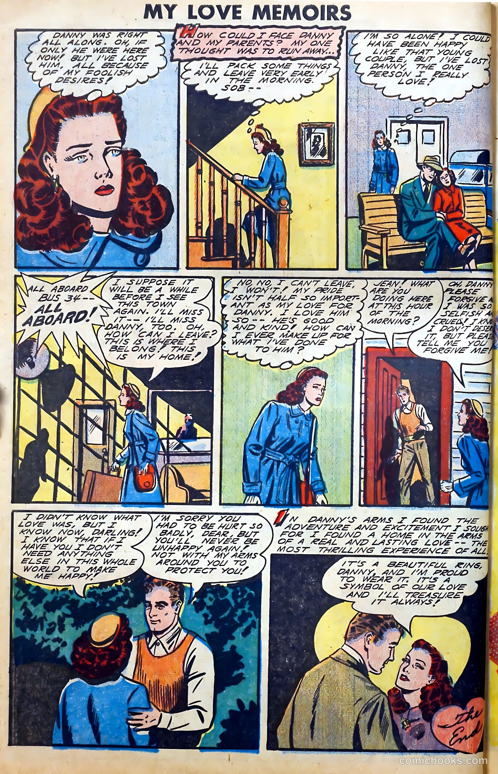 Romantic Thrills #1 (1950) — page 32 of 132