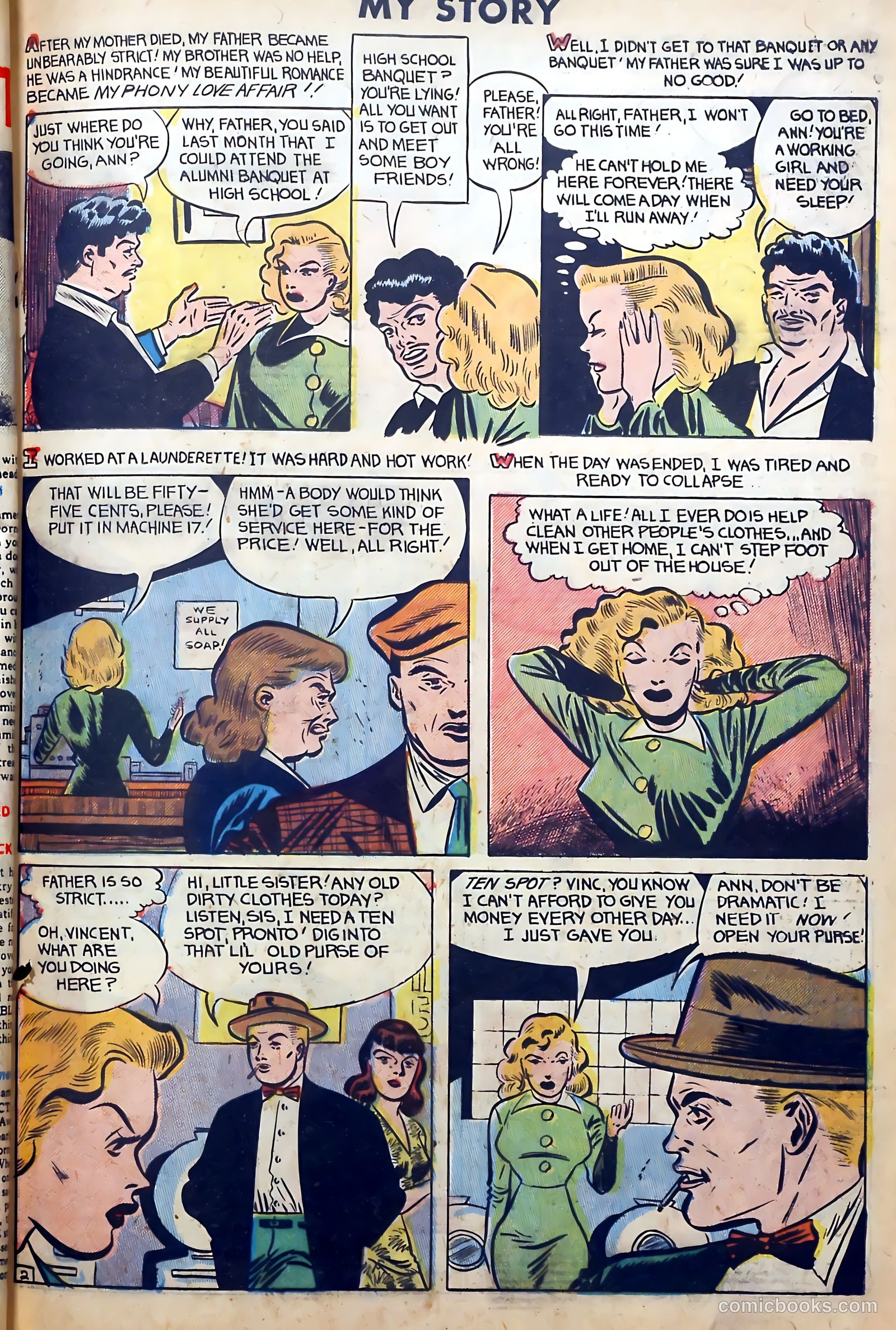 Romantic Thrills #1 (1950) — page 35 of 132