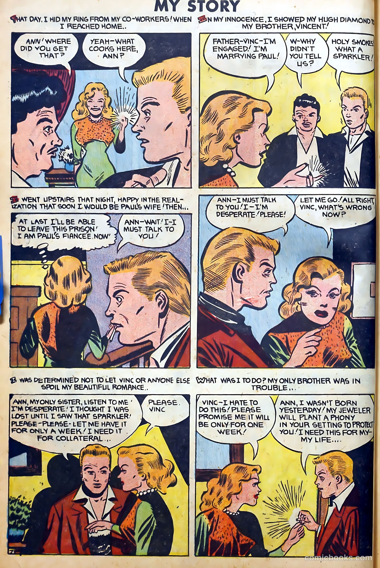 Romantic Thrills #1 (1950) — page 40 of 132