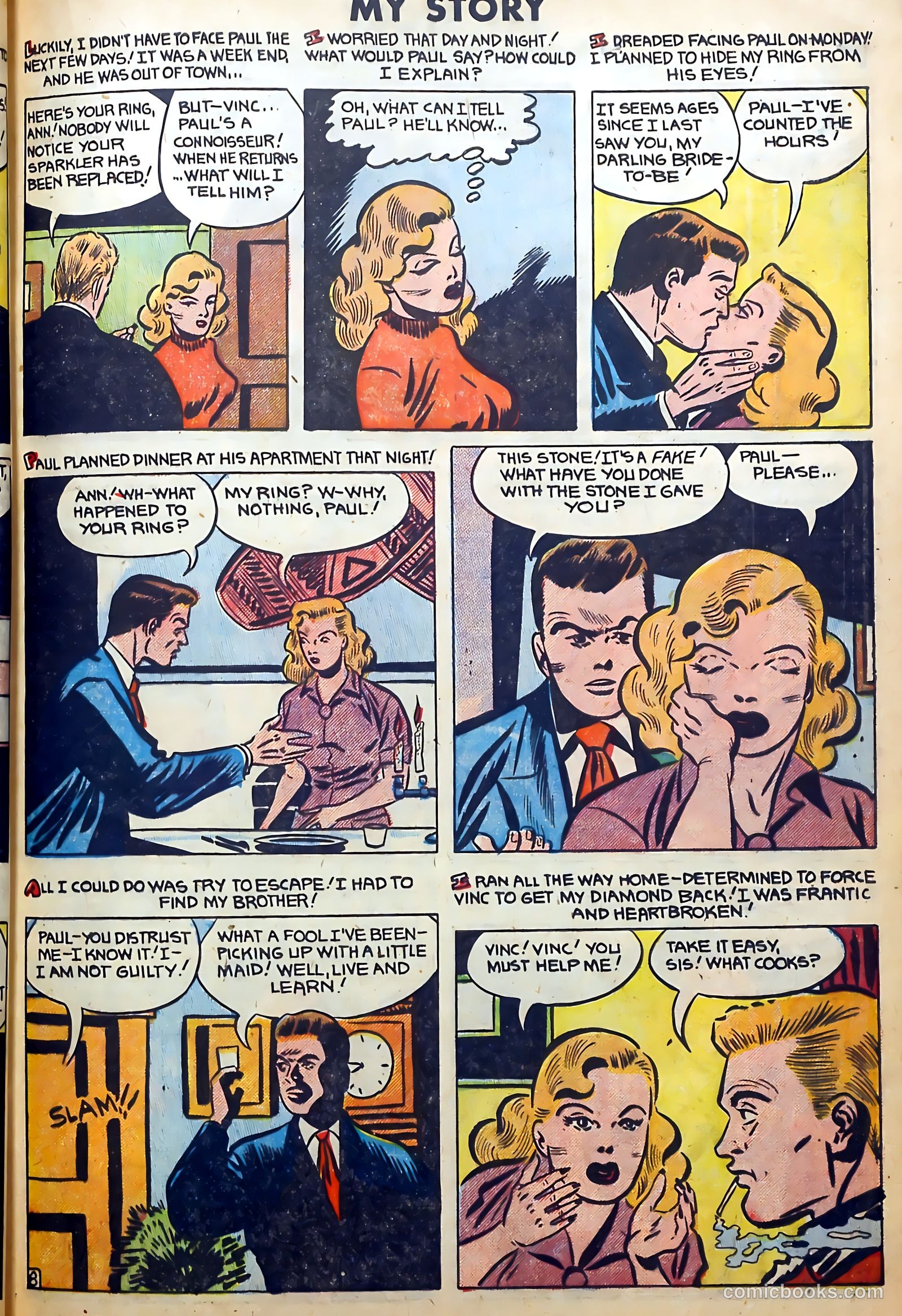 Romantic Thrills #1 (1950) — page 41 of 132