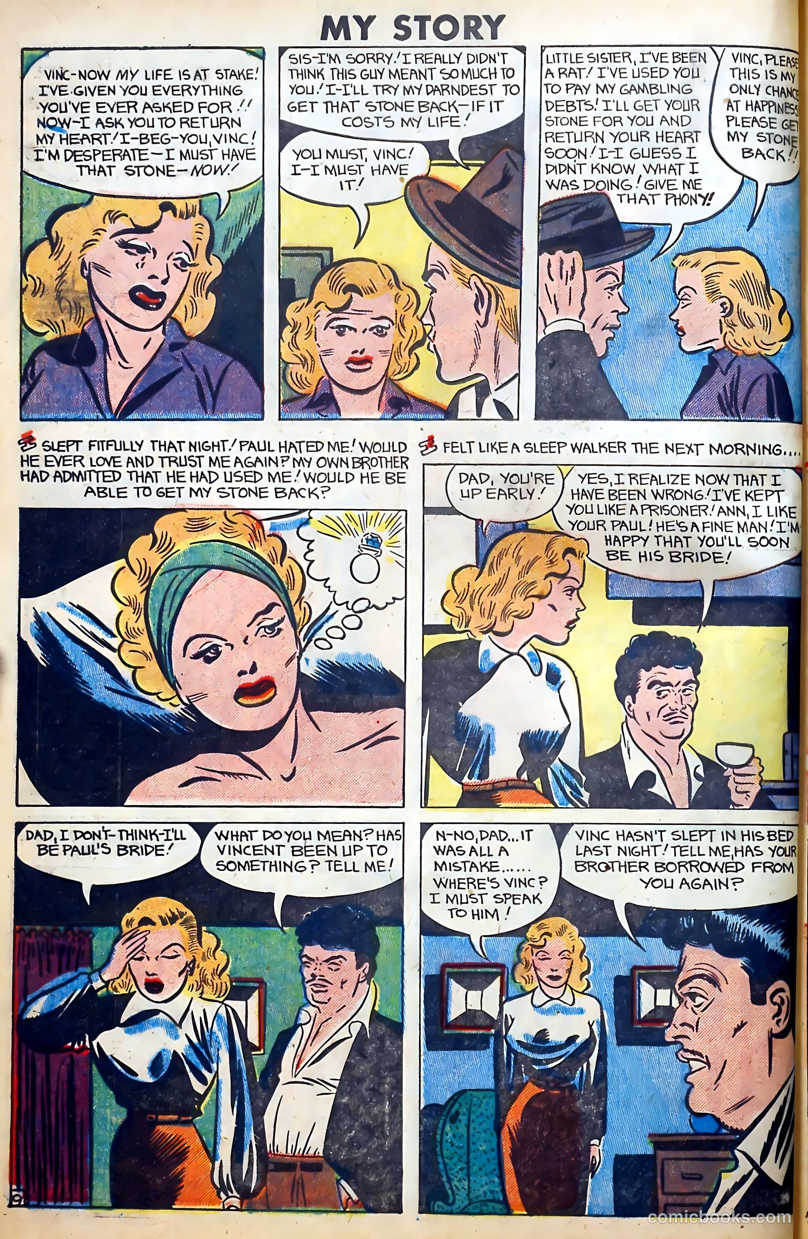 Romantic Thrills #1 (1950) — page 42 of 132