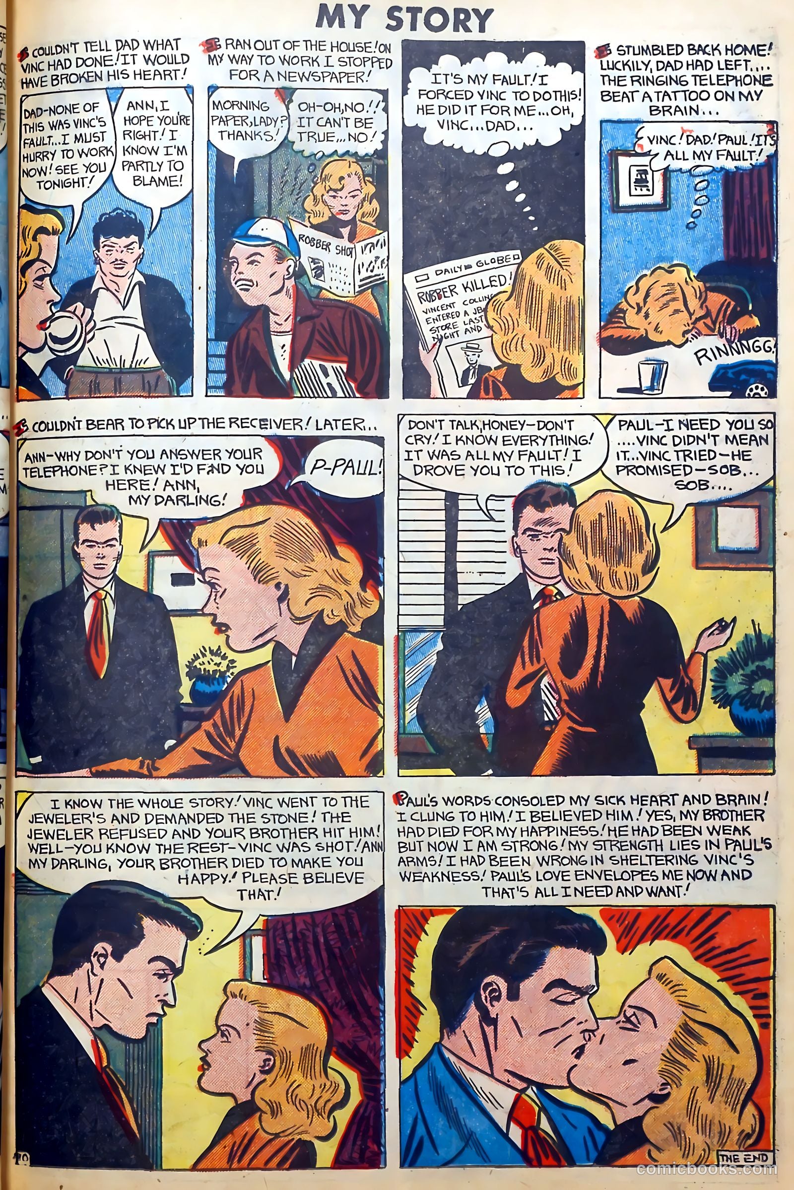 Romantic Thrills #1 (1950) — page 43 of 132
