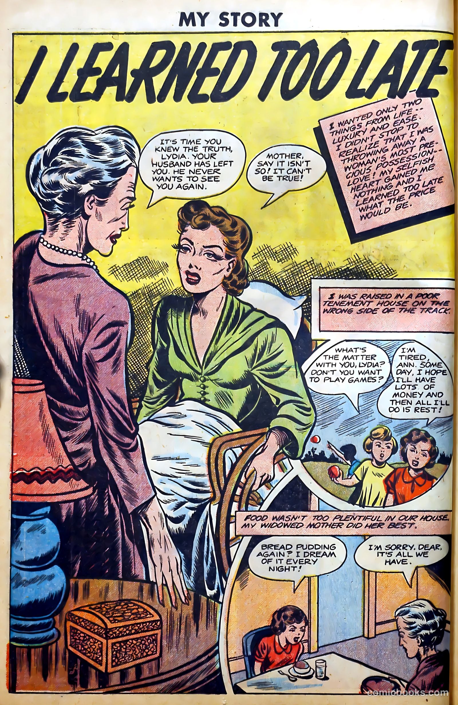 Romantic Thrills #1 (1950) — page 44 of 132