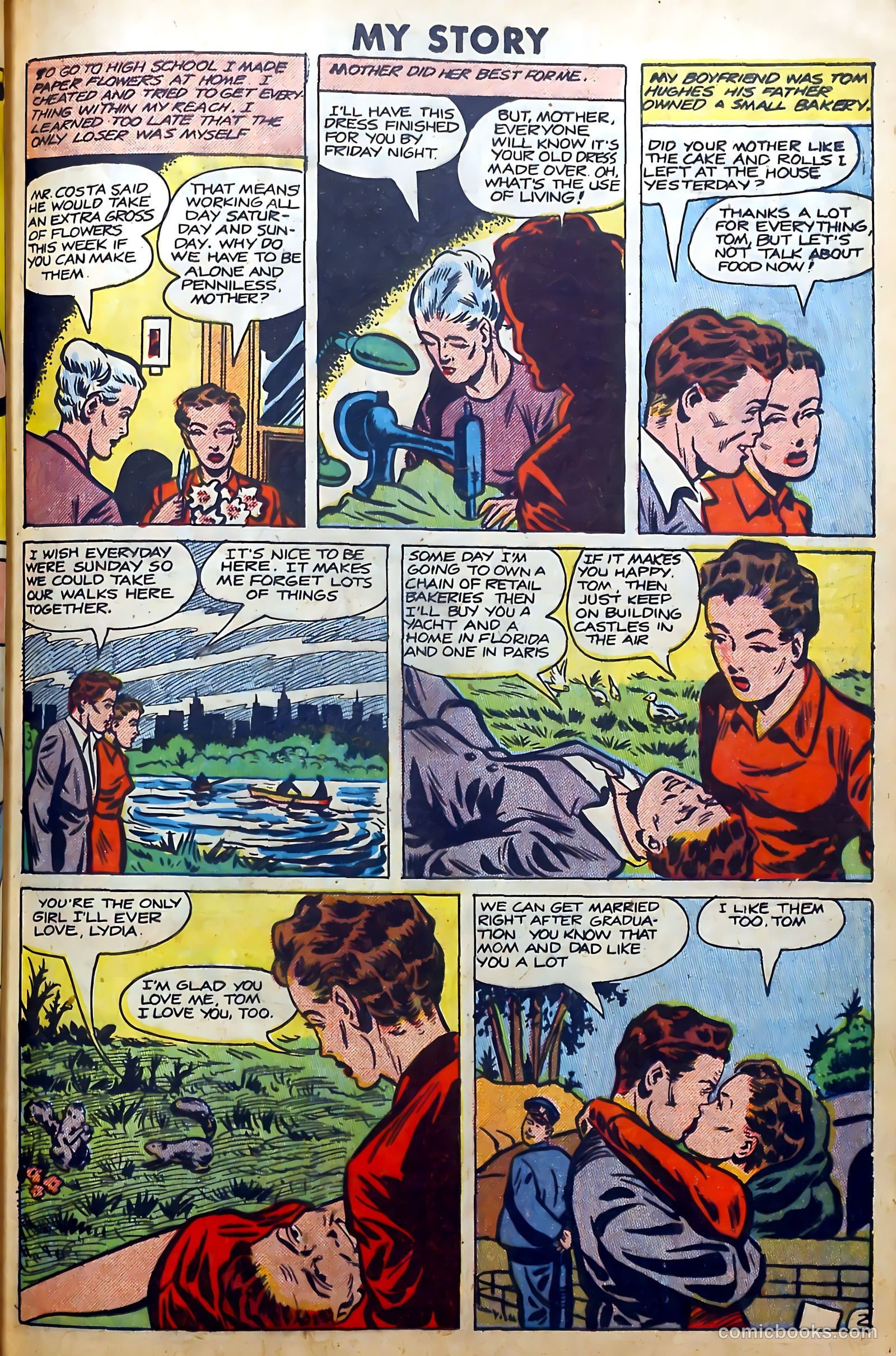 Romantic Thrills #1 (1950) — page 45 of 132