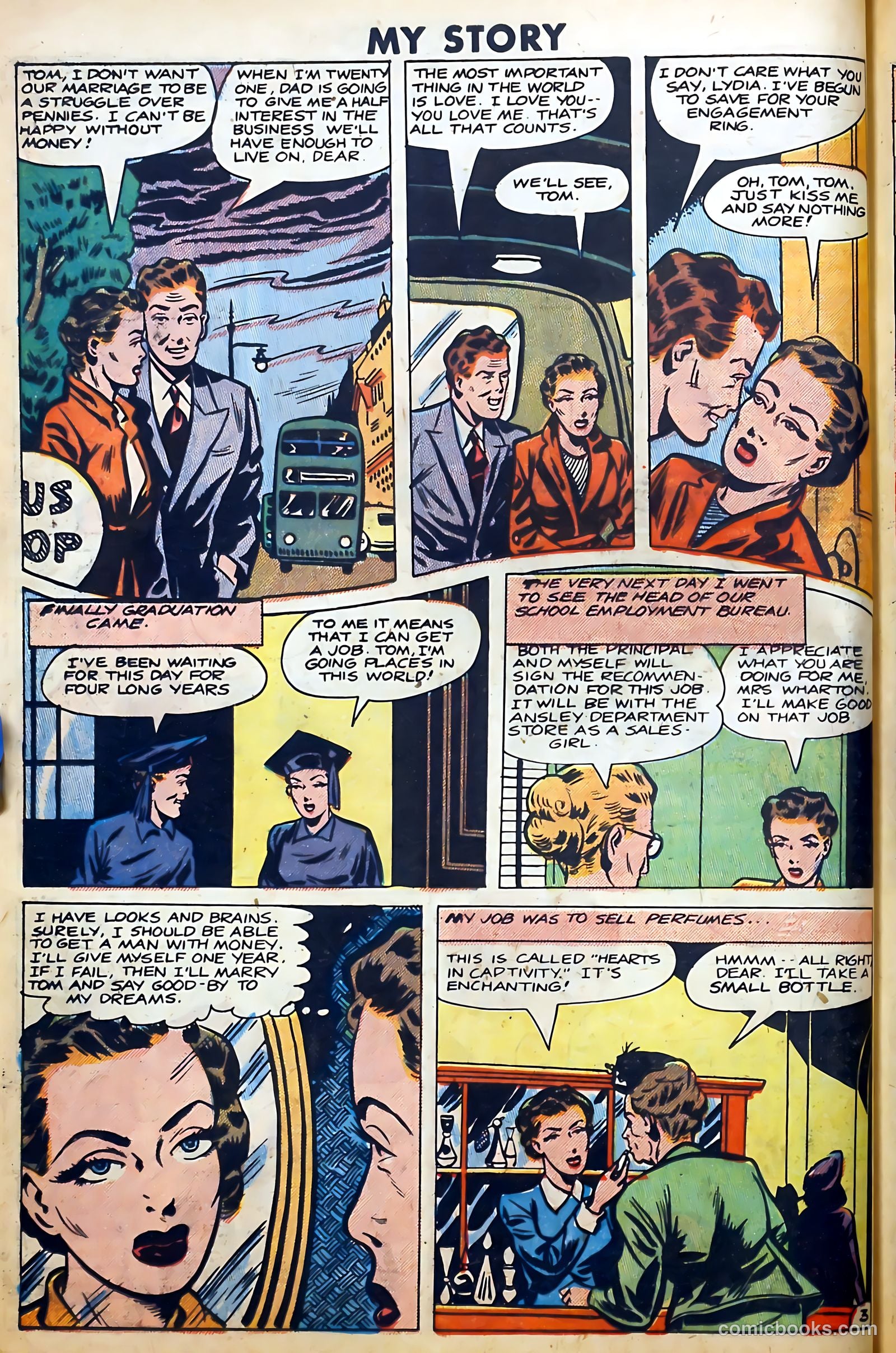 Romantic Thrills #1 (1950) — page 46 of 132