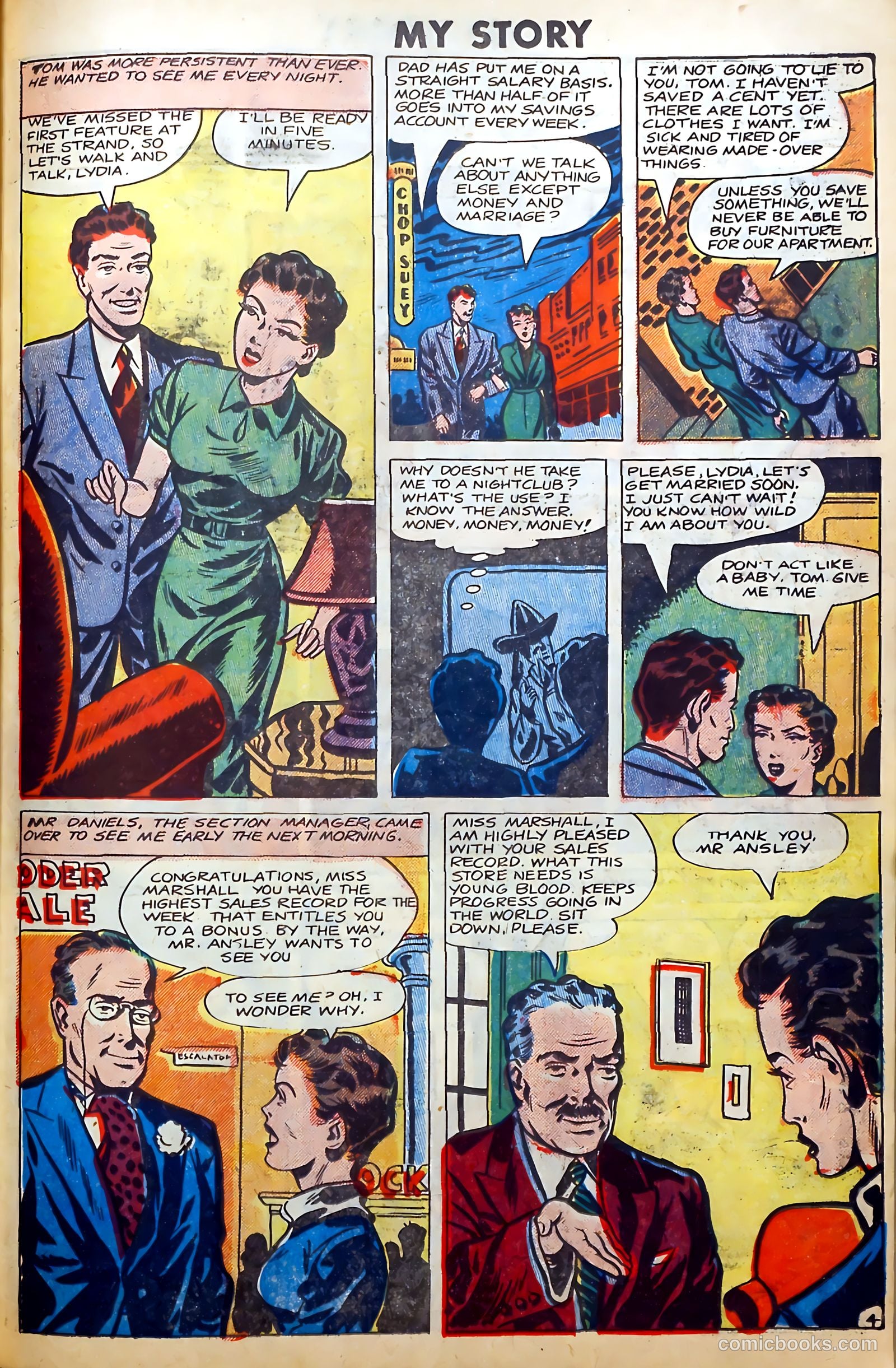 Romantic Thrills #1 (1950) — page 47 of 132
