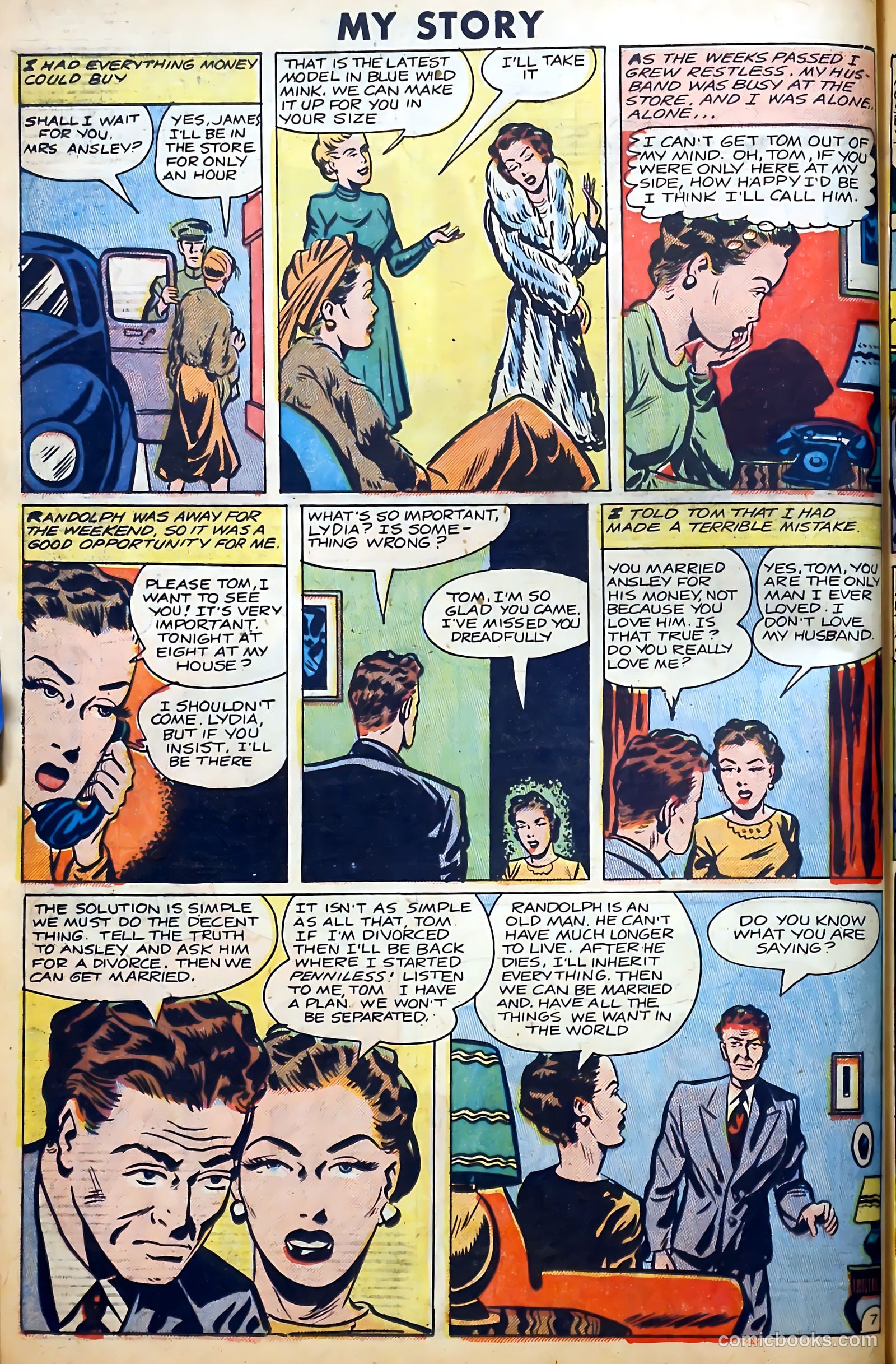 Romantic Thrills #1 (1950) — page 50 of 132