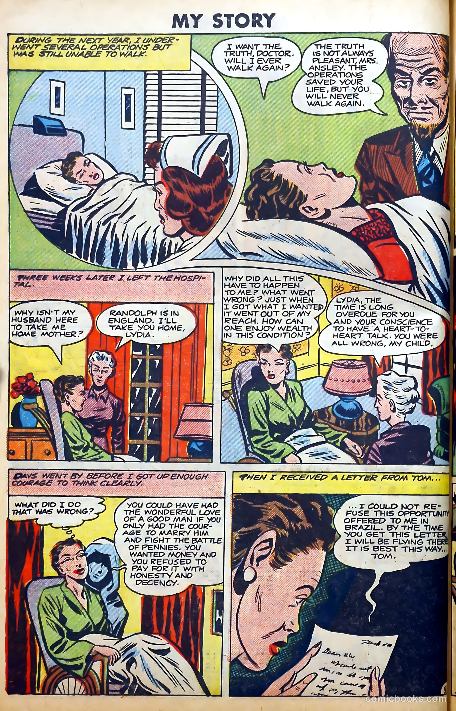 Romantic Thrills #1 (1950) — page 52 of 132