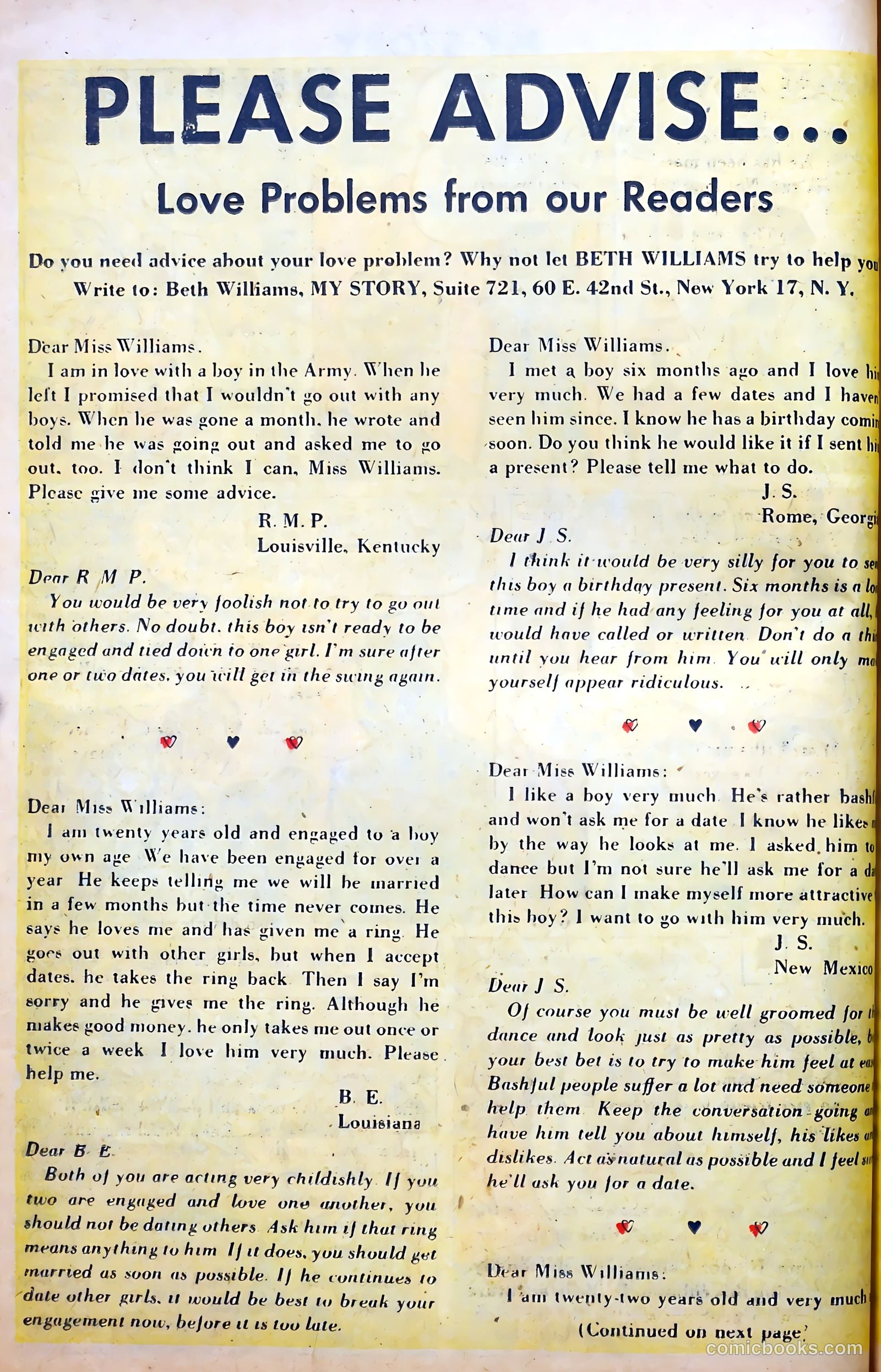 Romantic Thrills #1 (1950) — page 54 of 132