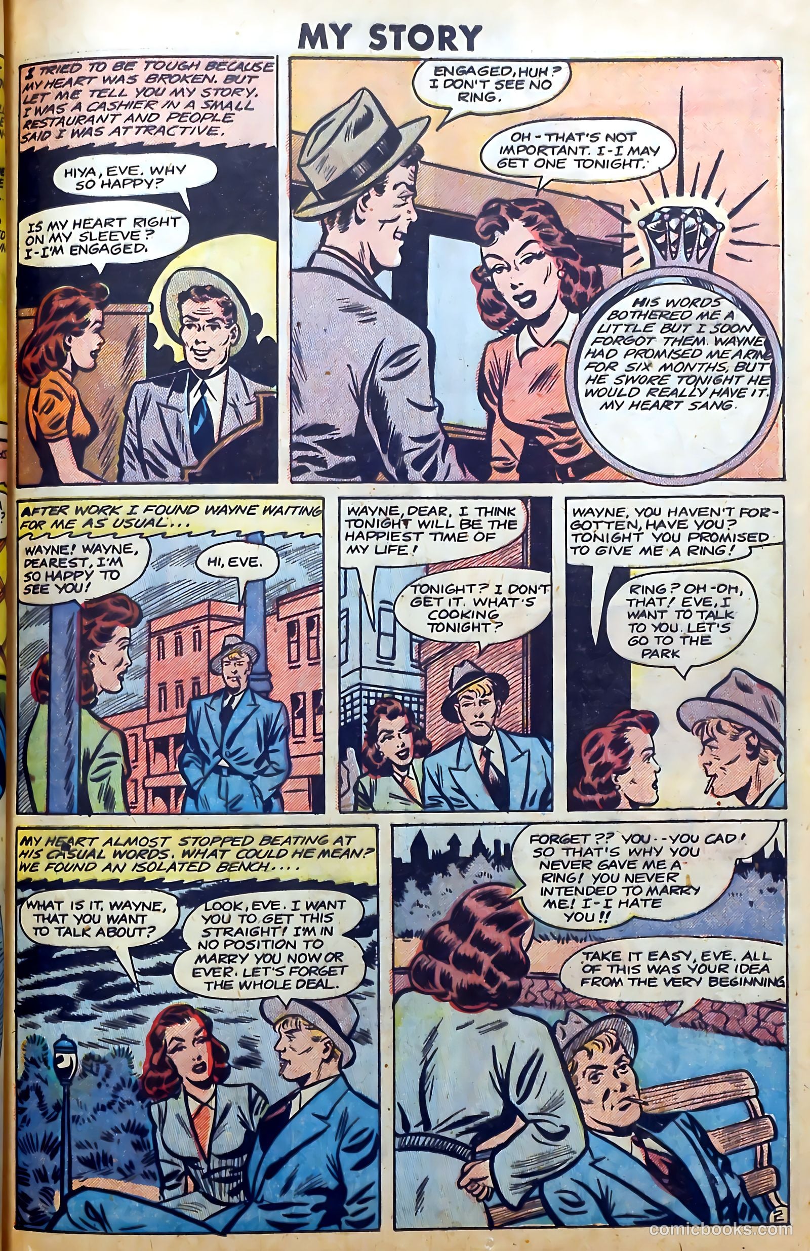 Romantic Thrills #1 (1950) — page 57 of 132