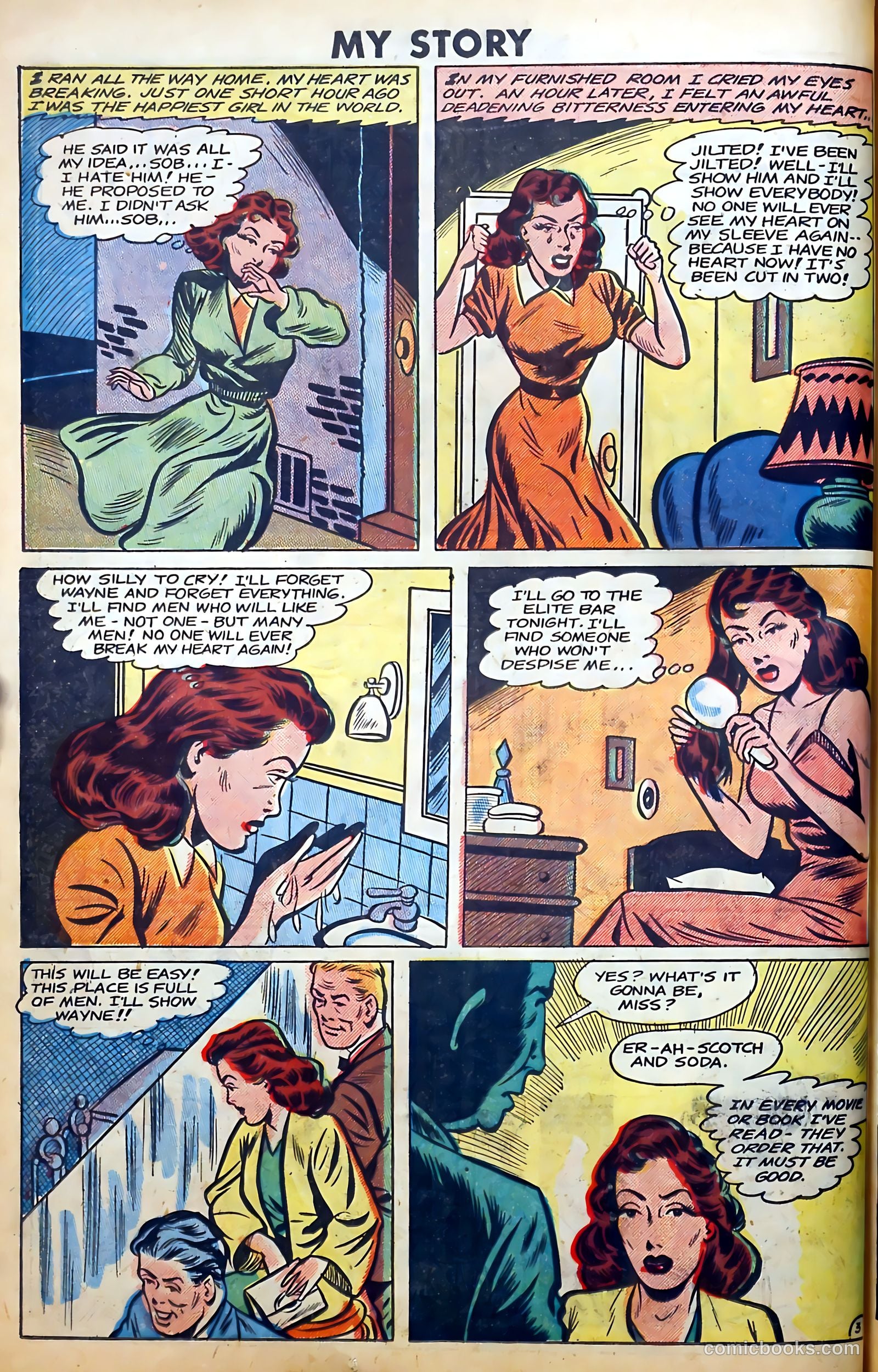 Romantic Thrills #1 (1950) — page 58 of 132