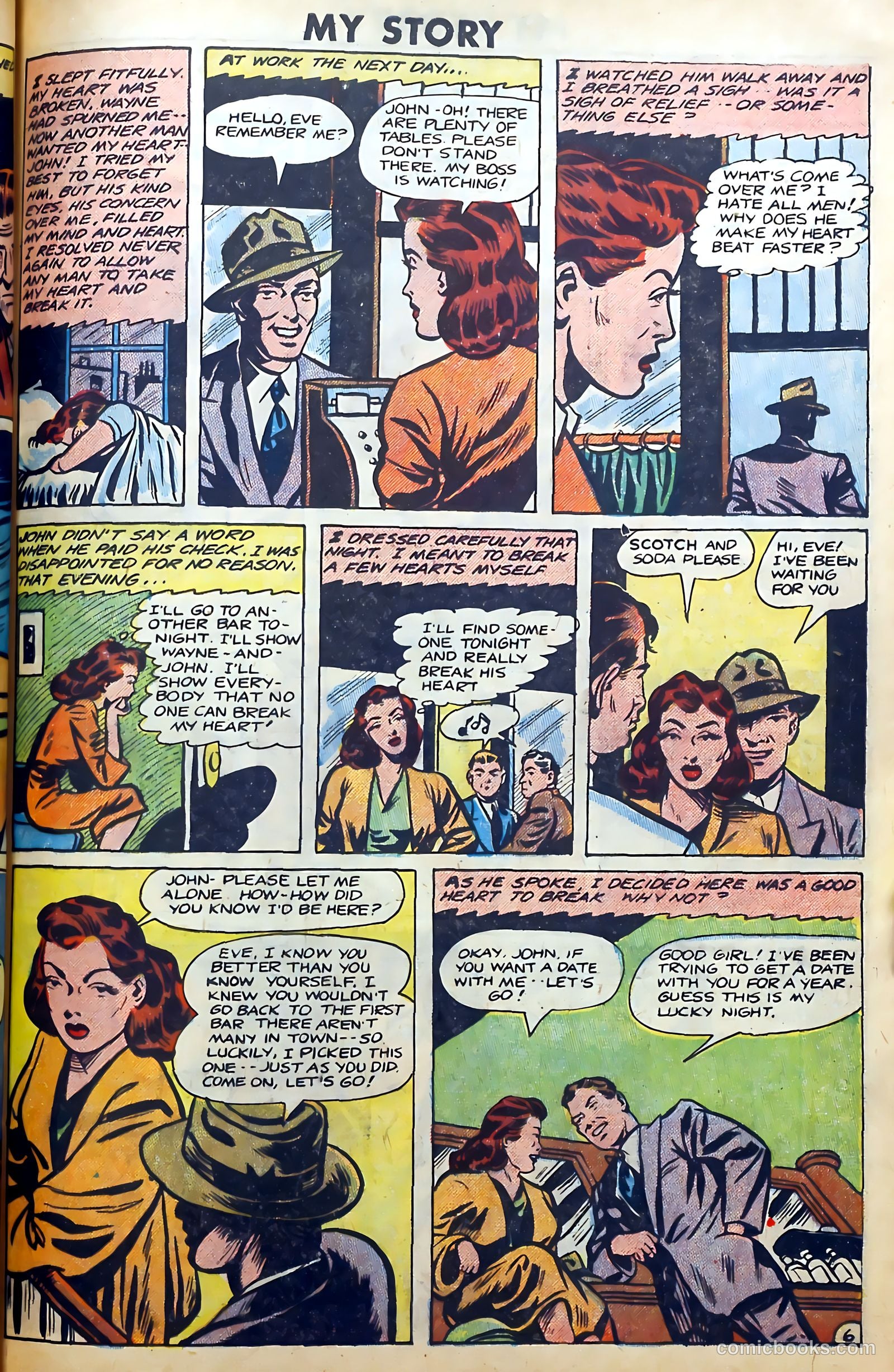Romantic Thrills #1 (1950) — page 61 of 132