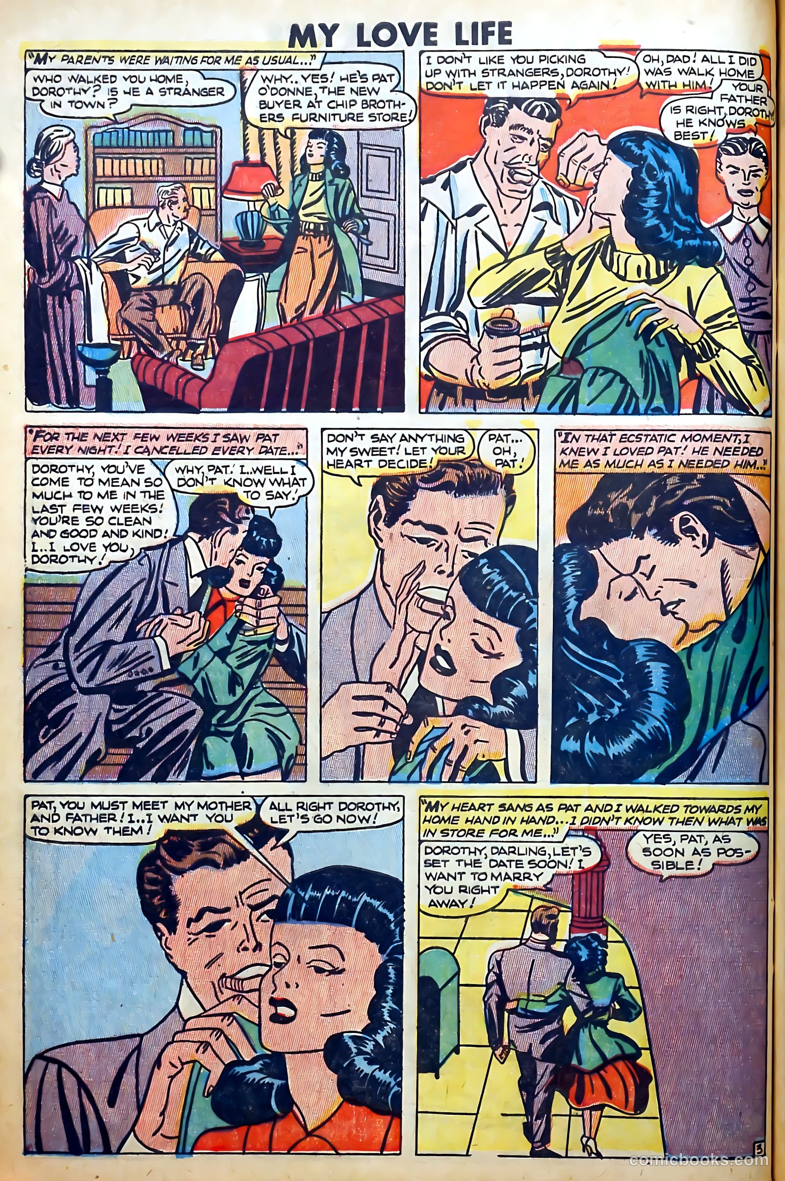 Romantic Thrills #1 (1950) — page 68 of 132