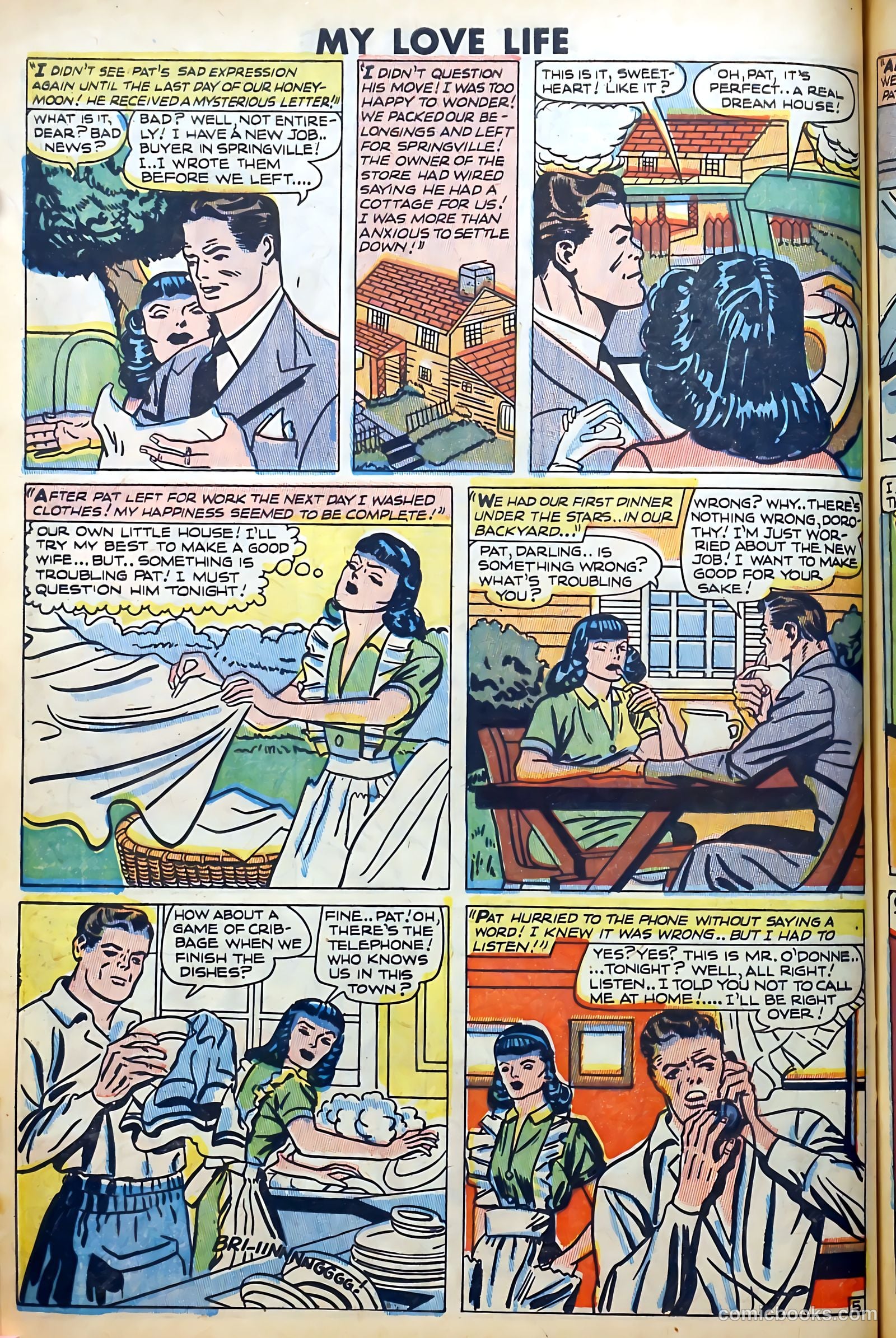 Romantic Thrills #1 (1950) — page 70 of 132