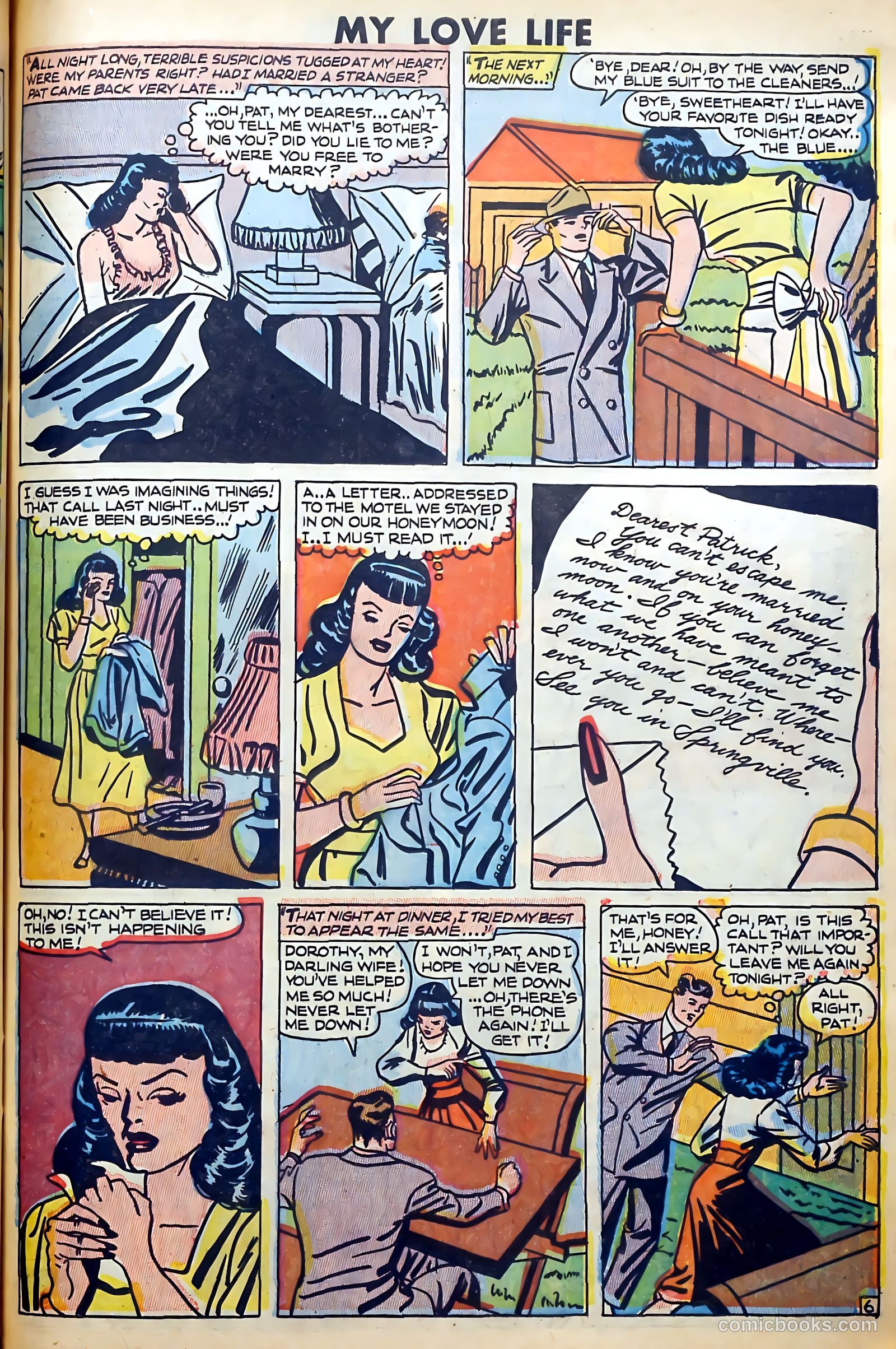 Romantic Thrills #1 (1950) — page 71 of 132