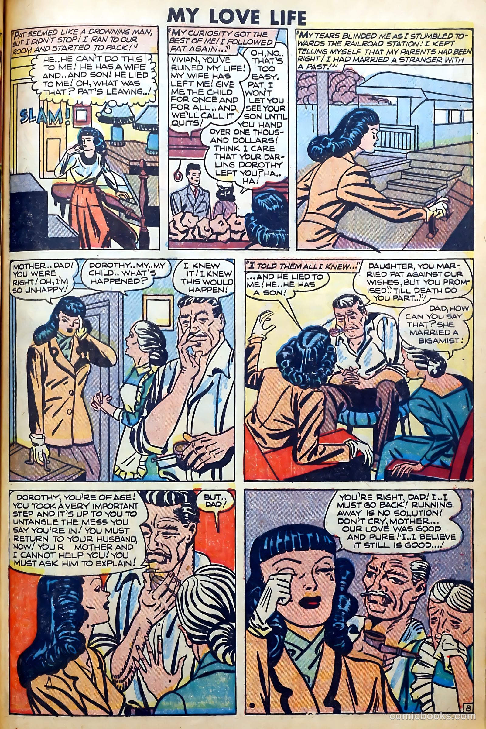 Romantic Thrills #1 (1950) — page 73 of 132