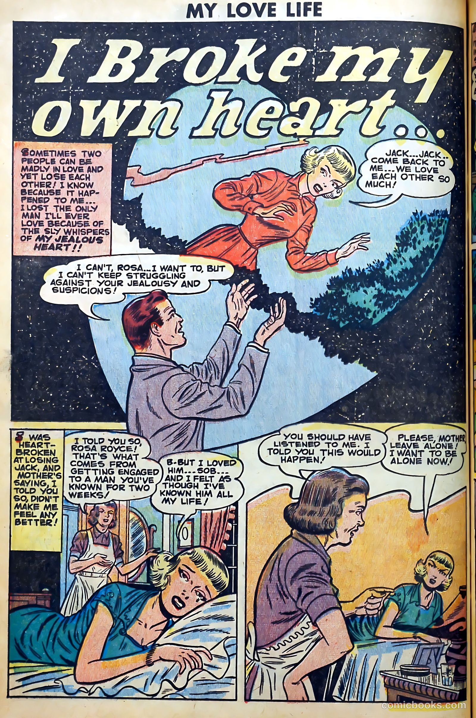 Romantic Thrills #1 (1950) — page 76 of 132