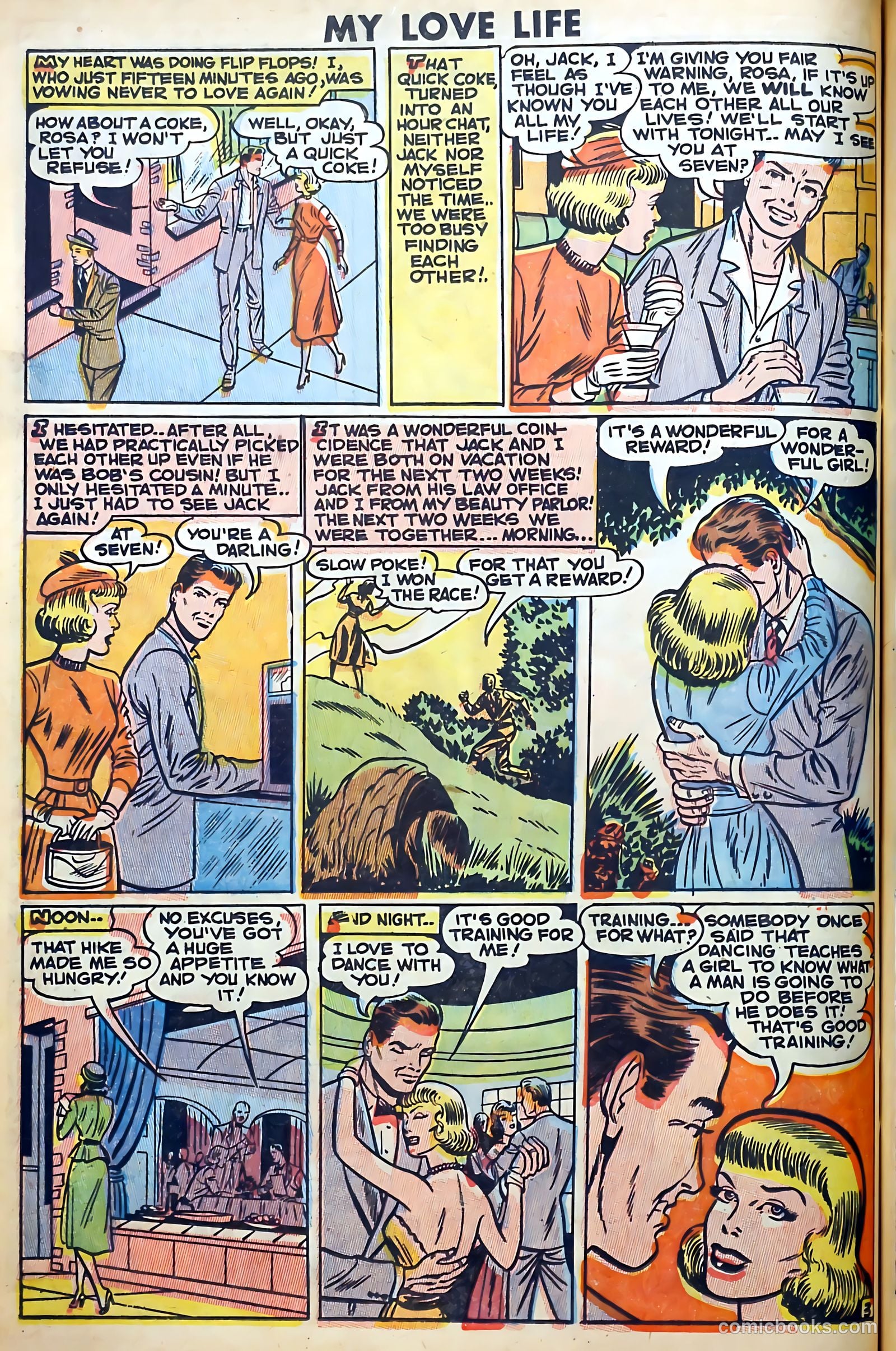 Romantic Thrills #1 (1950) — page 78 of 132