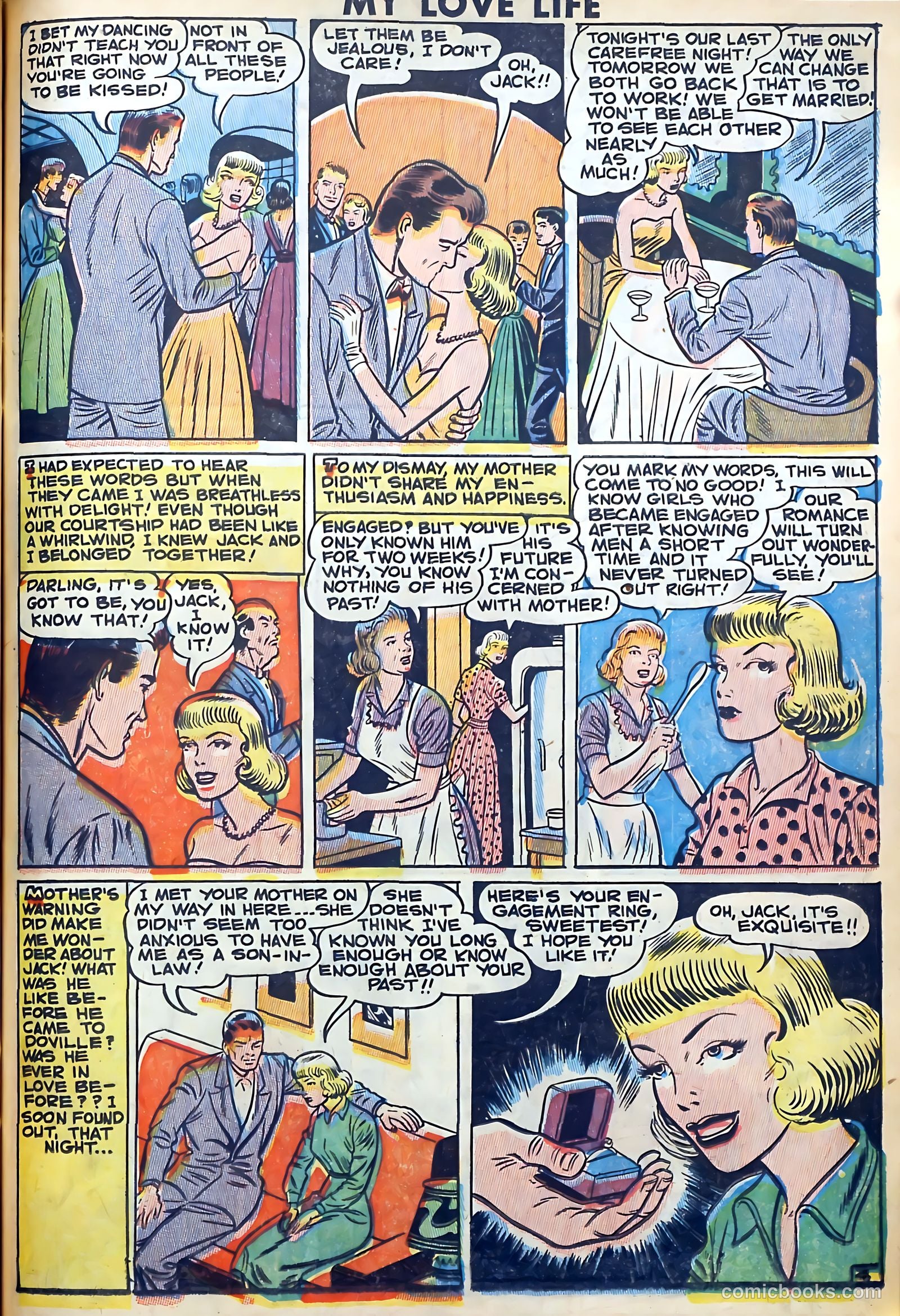 Romantic Thrills #1 (1950) — page 79 of 132