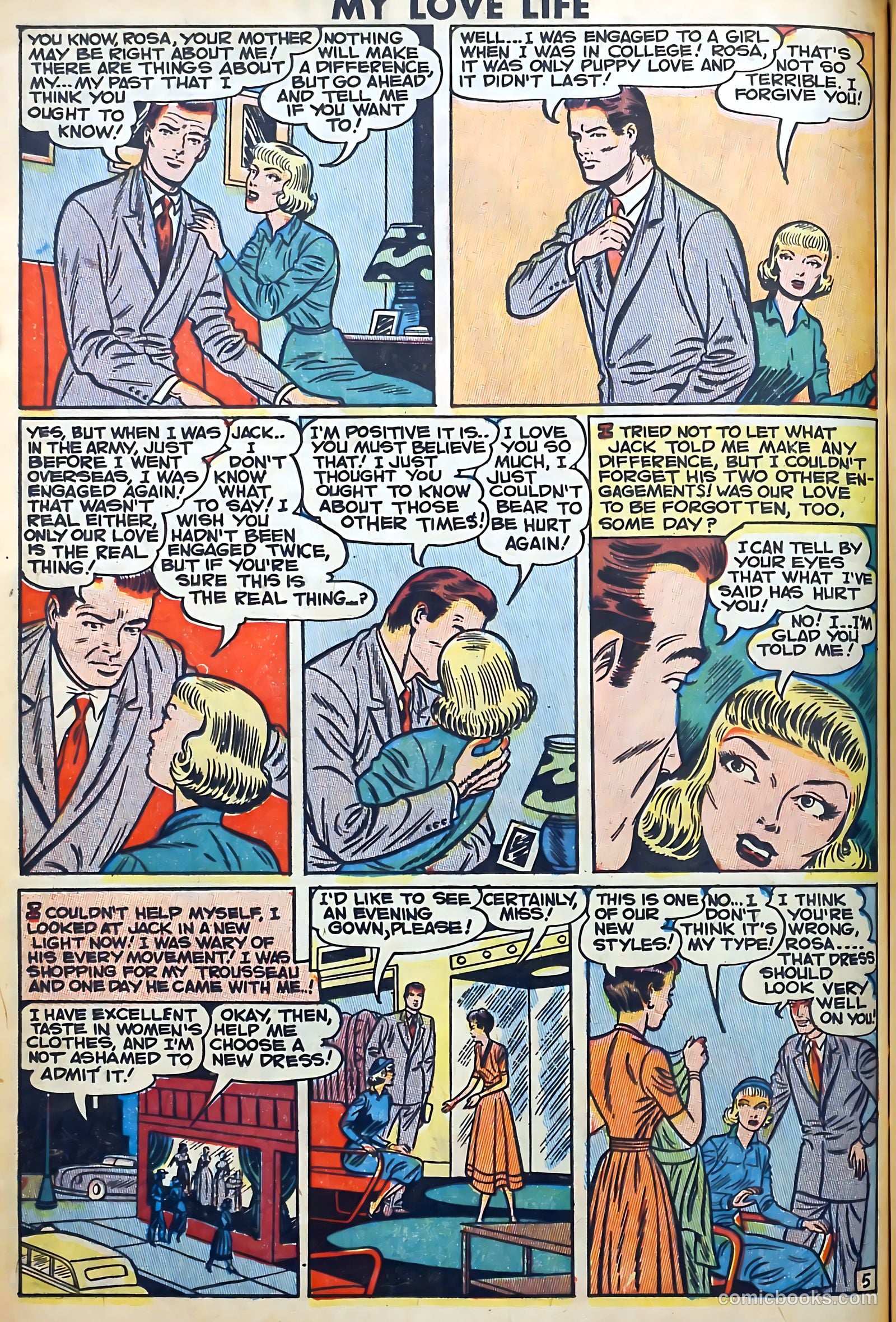 Romantic Thrills #1 (1950) — page 80 of 132