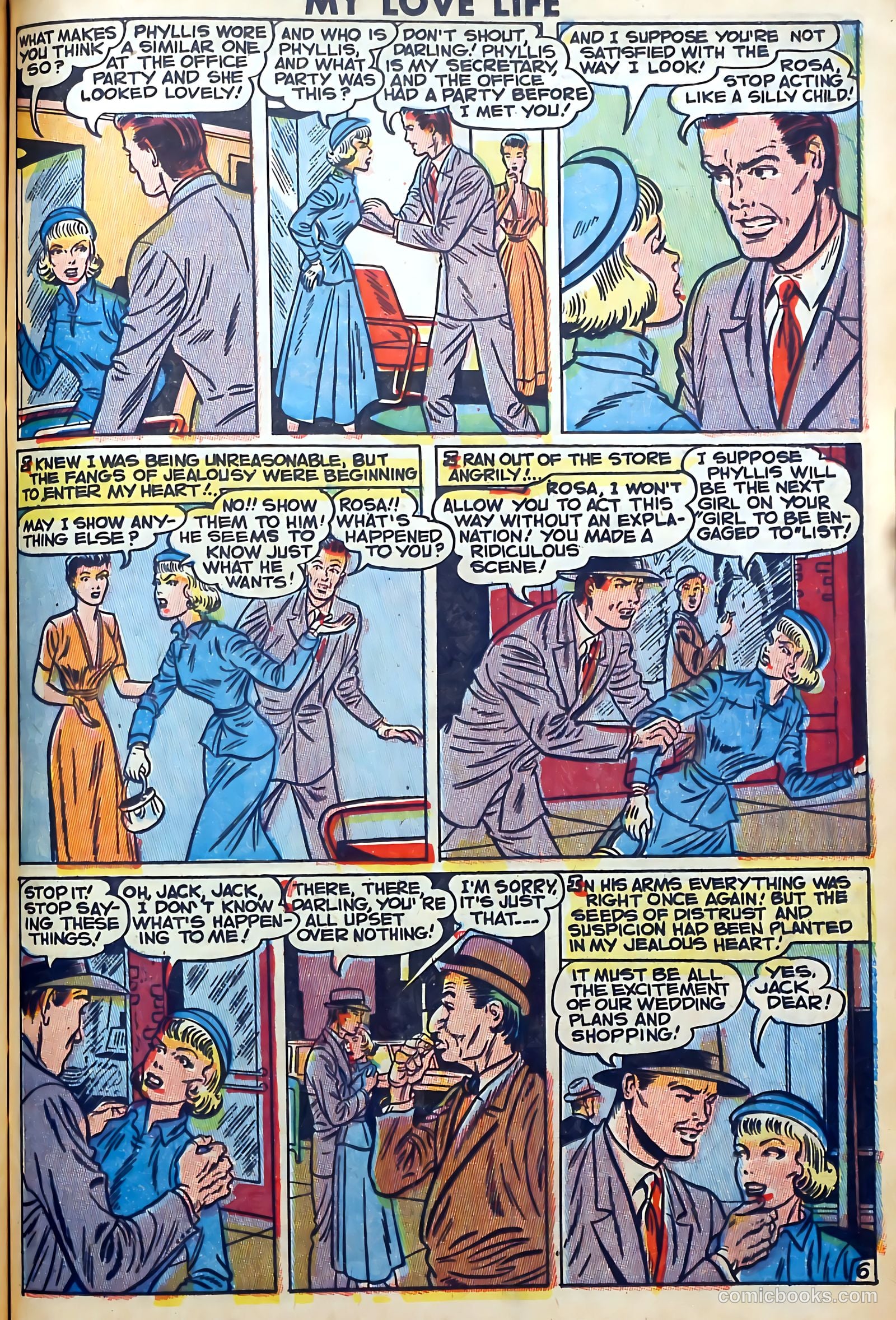 Romantic Thrills #1 (1950) — page 81 of 132