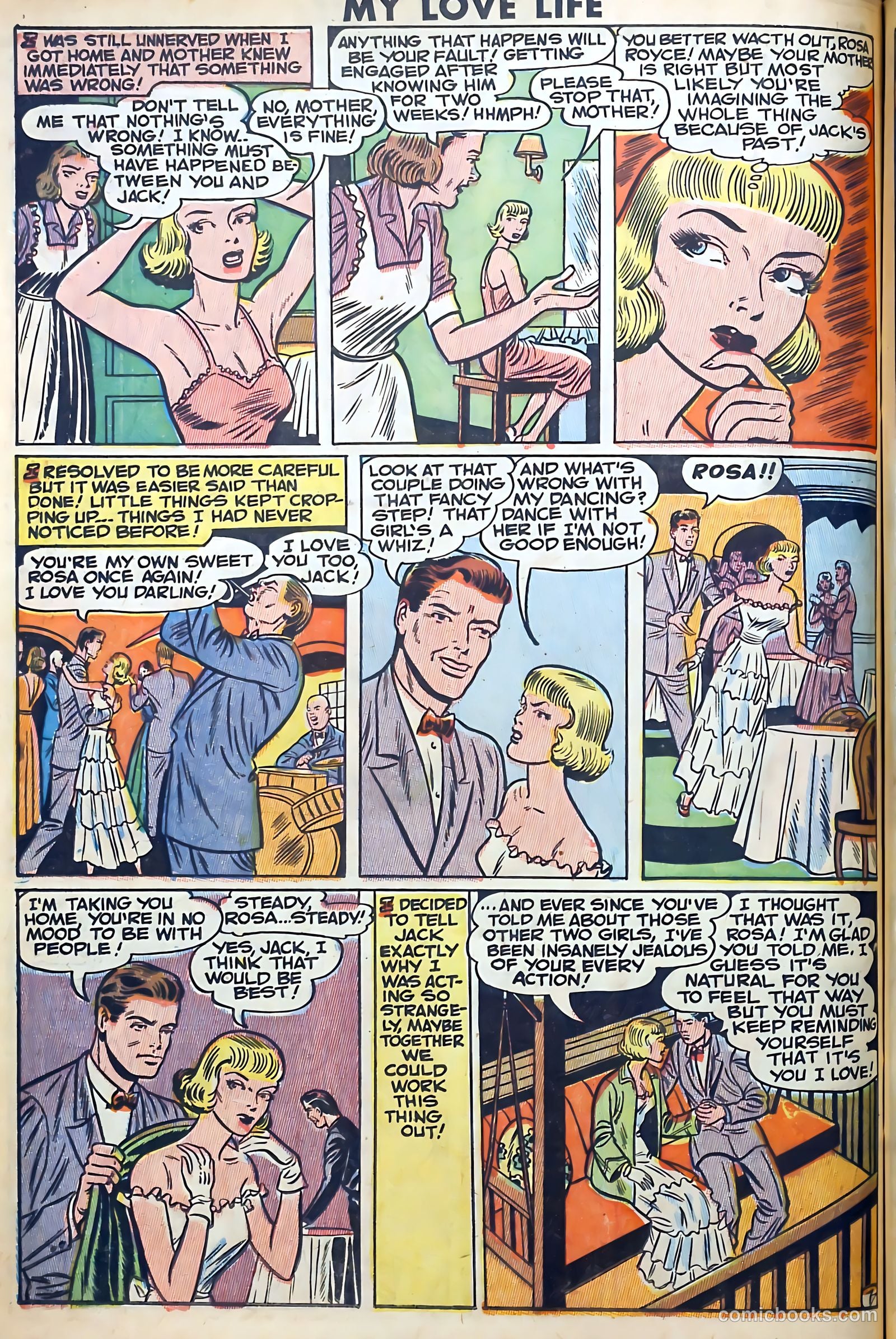 Romantic Thrills #1 (1950) — page 82 of 132