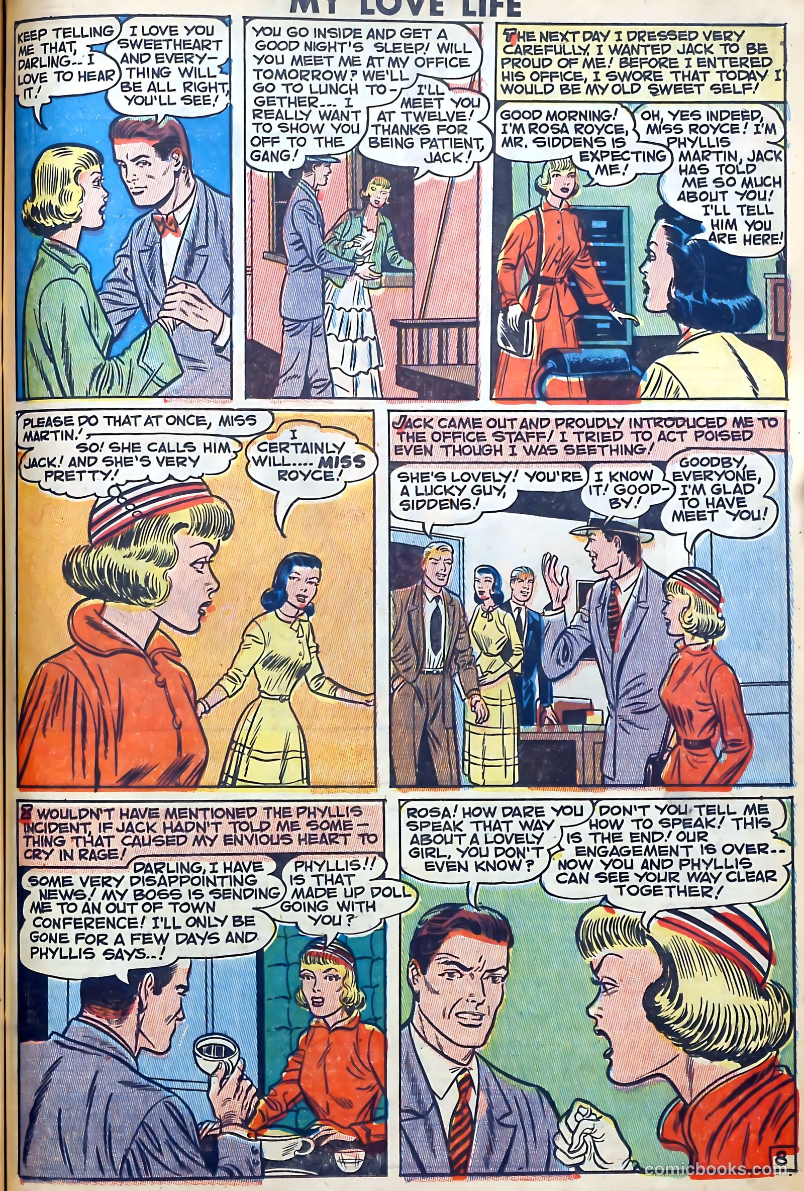 Romantic Thrills #1 (1950) — page 83 of 132