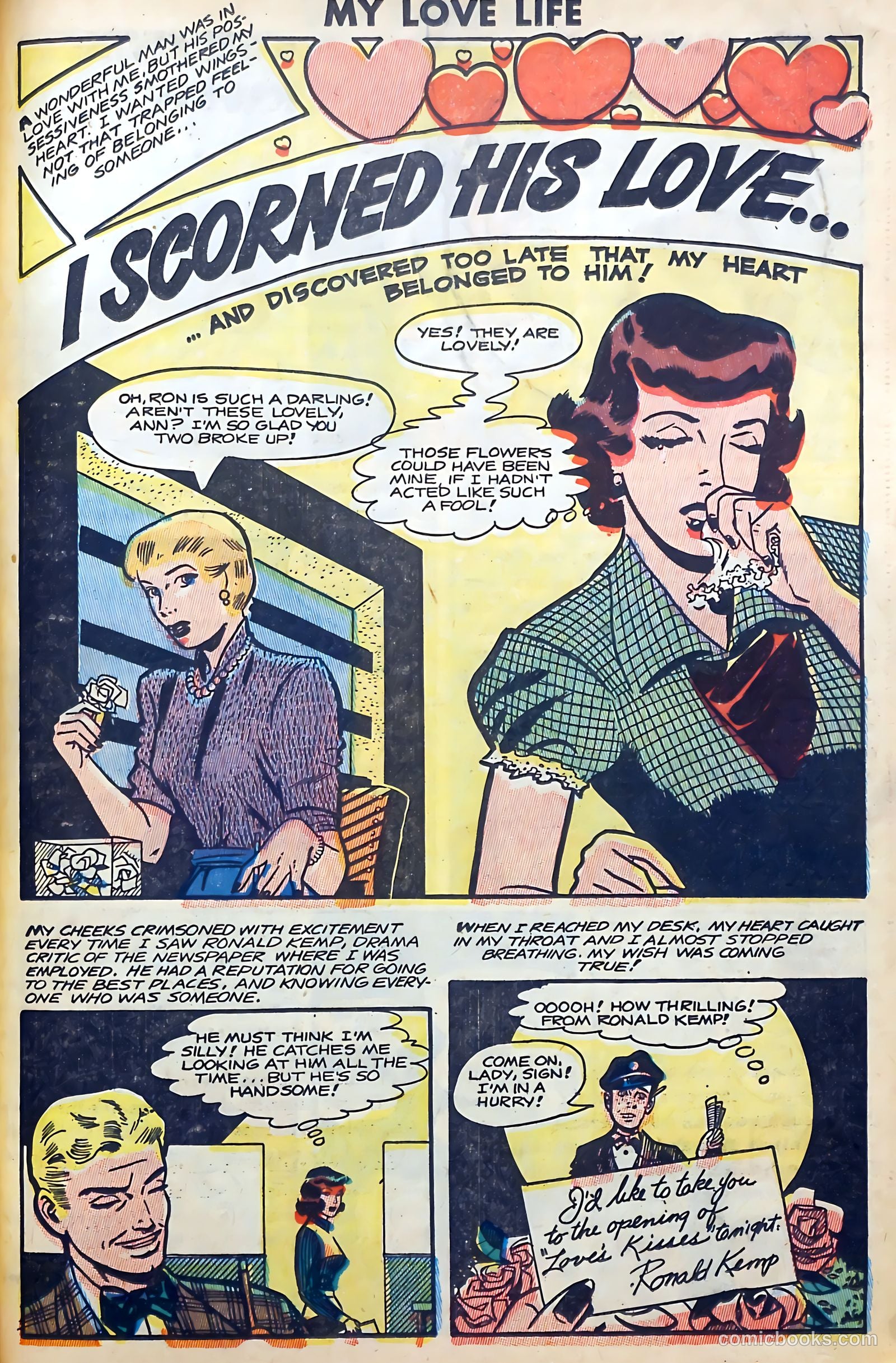 Romantic Thrills #1 (1950) — page 87 of 132