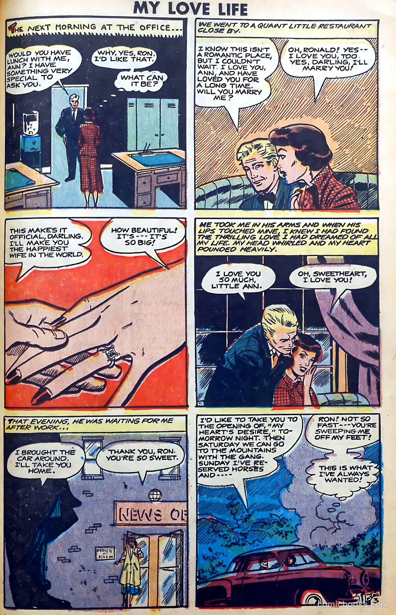 Romantic Thrills #1 (1950) — page 89 of 132
