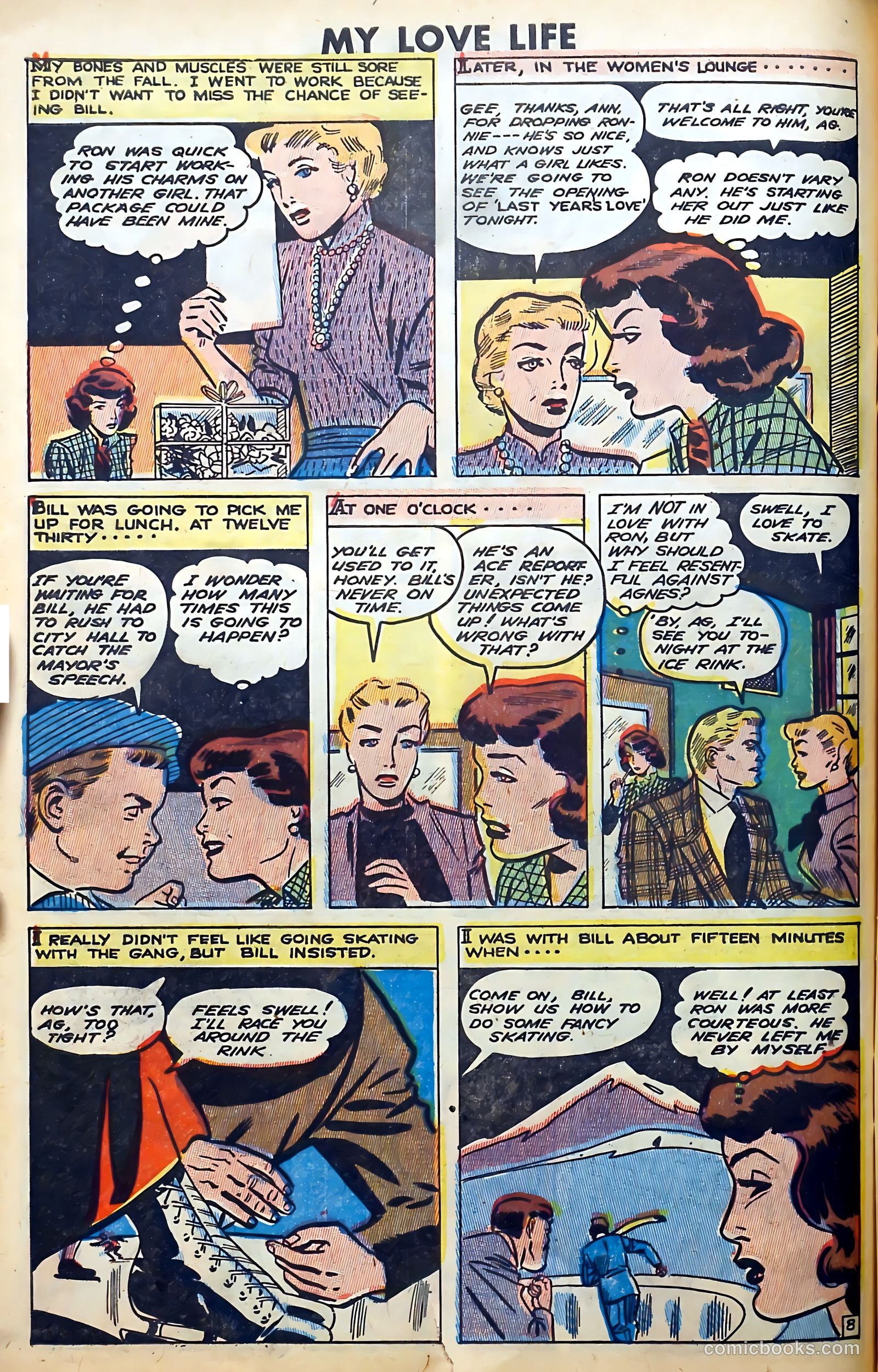 Romantic Thrills #1 (1950) — page 94 of 132