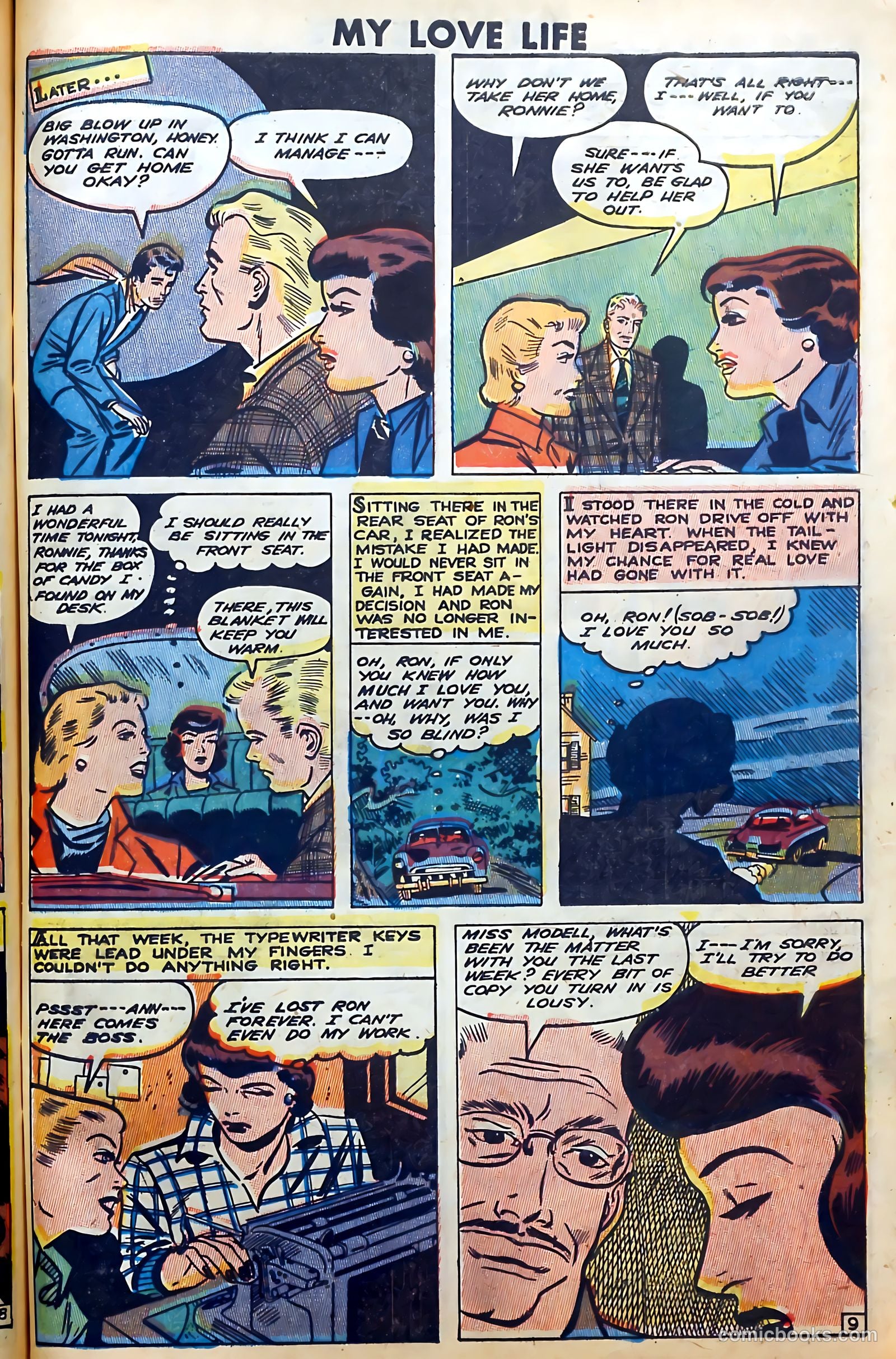 Romantic Thrills #1 (1950) — page 95 of 132