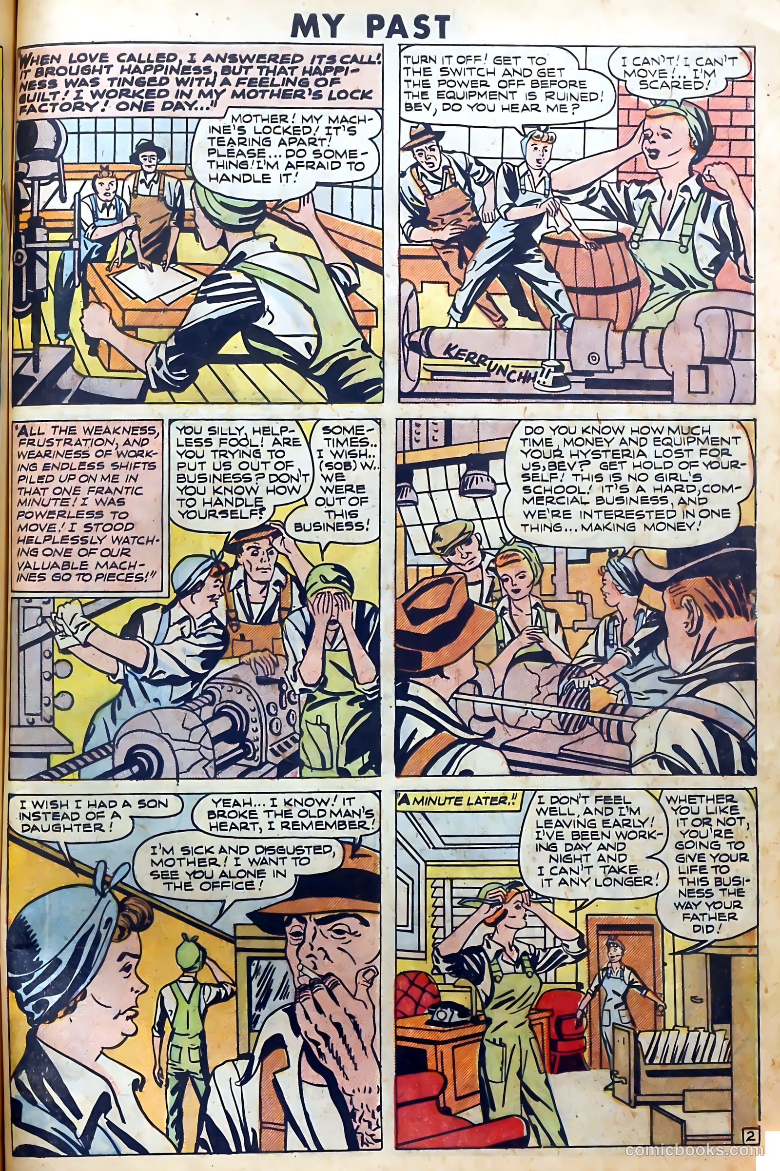 Romantic Thrills #1 (1950) — page 99 of 132