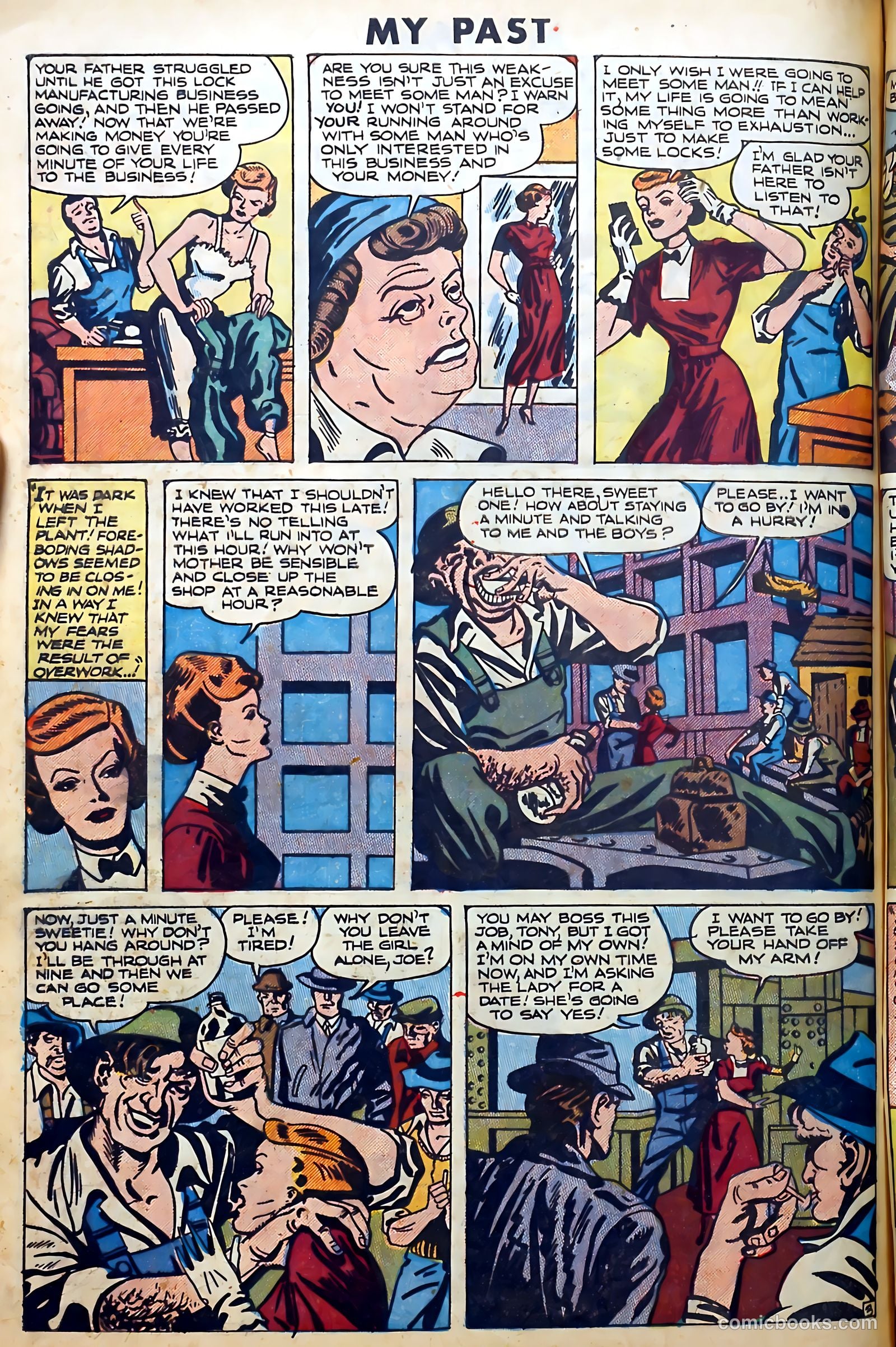 Romantic Thrills #1 (1950) — page 100 of 132