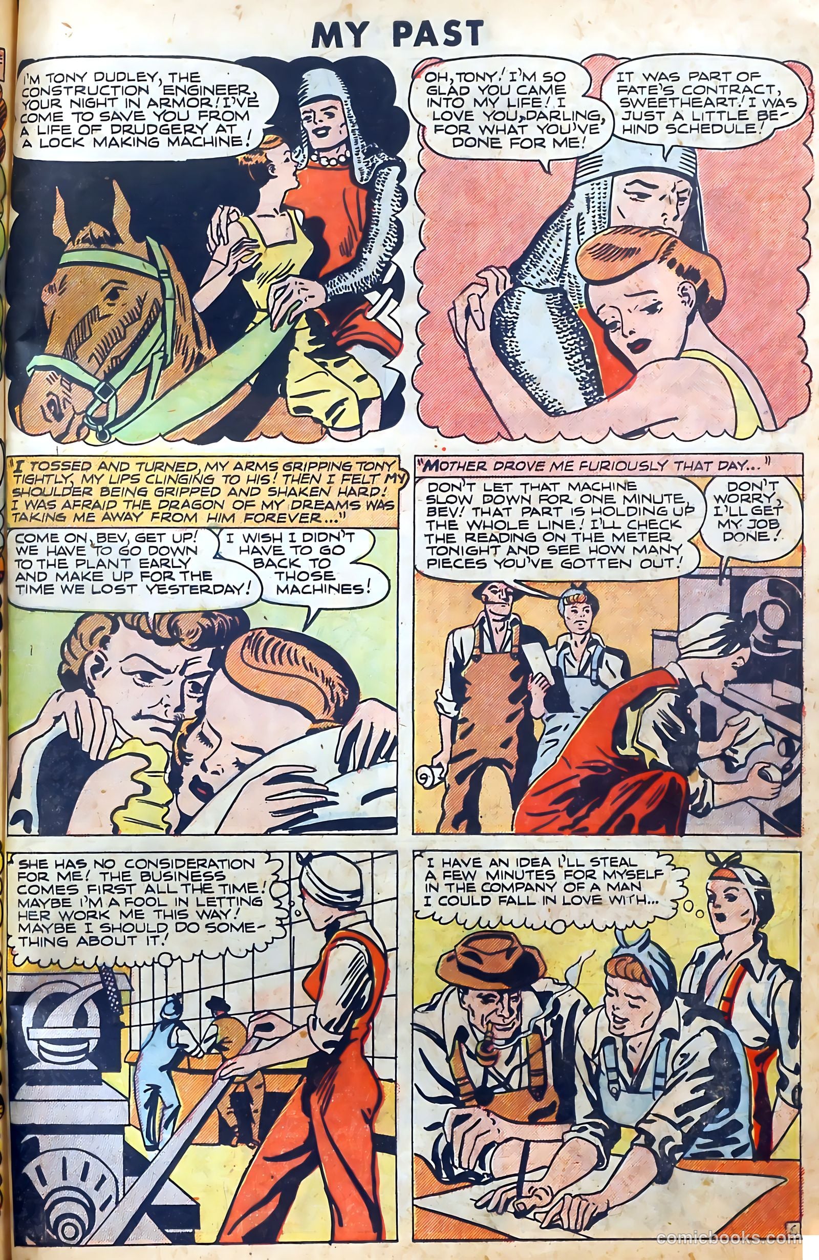 Romantic Thrills #1 (1950) — page 103 of 132