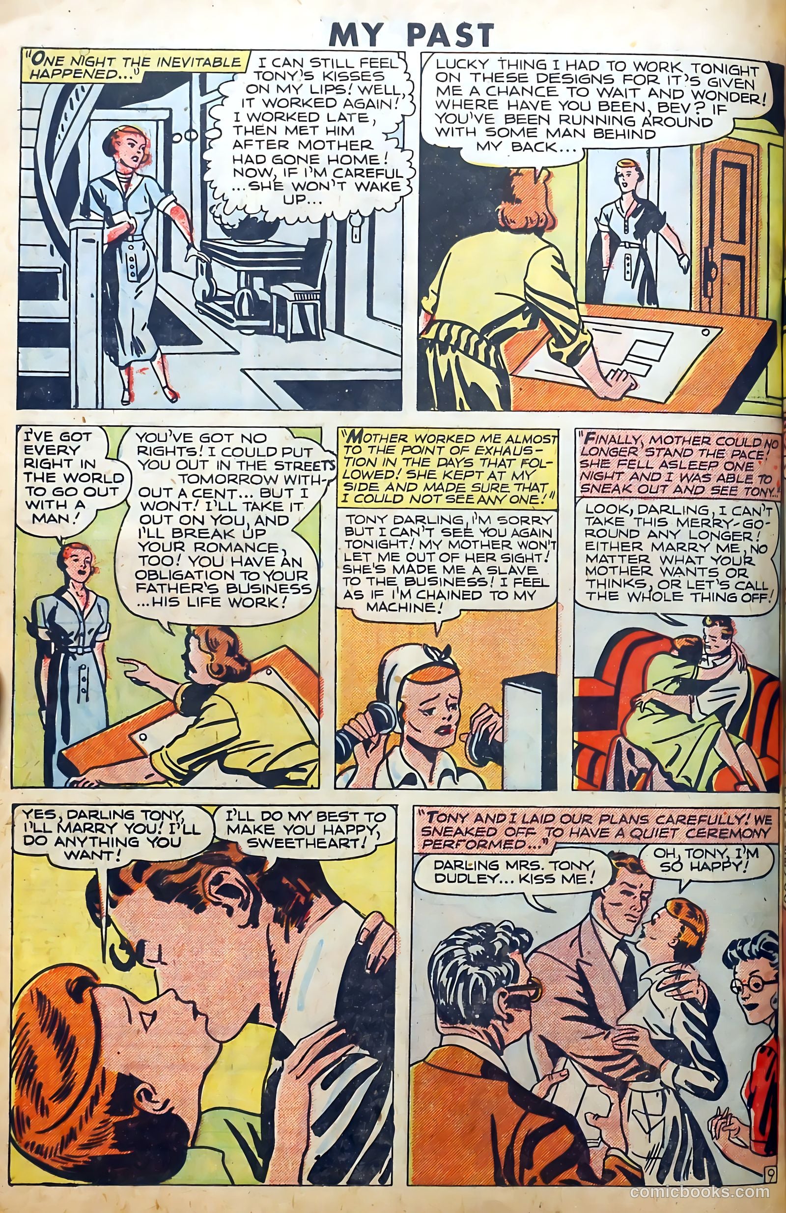 Romantic Thrills #1 (1950) — page 106 of 132