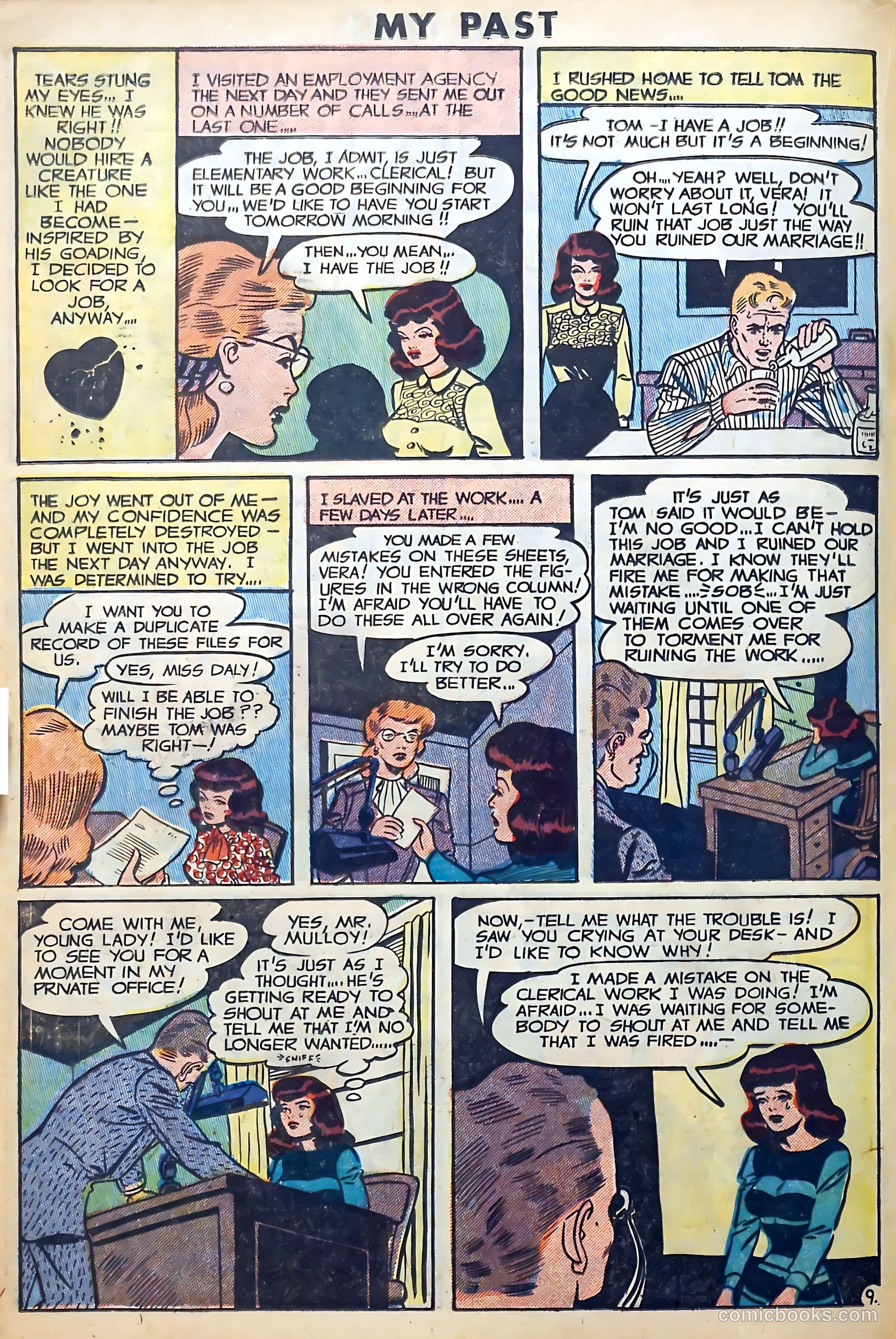 Romantic Thrills #1 (1950) — page 116 of 132
