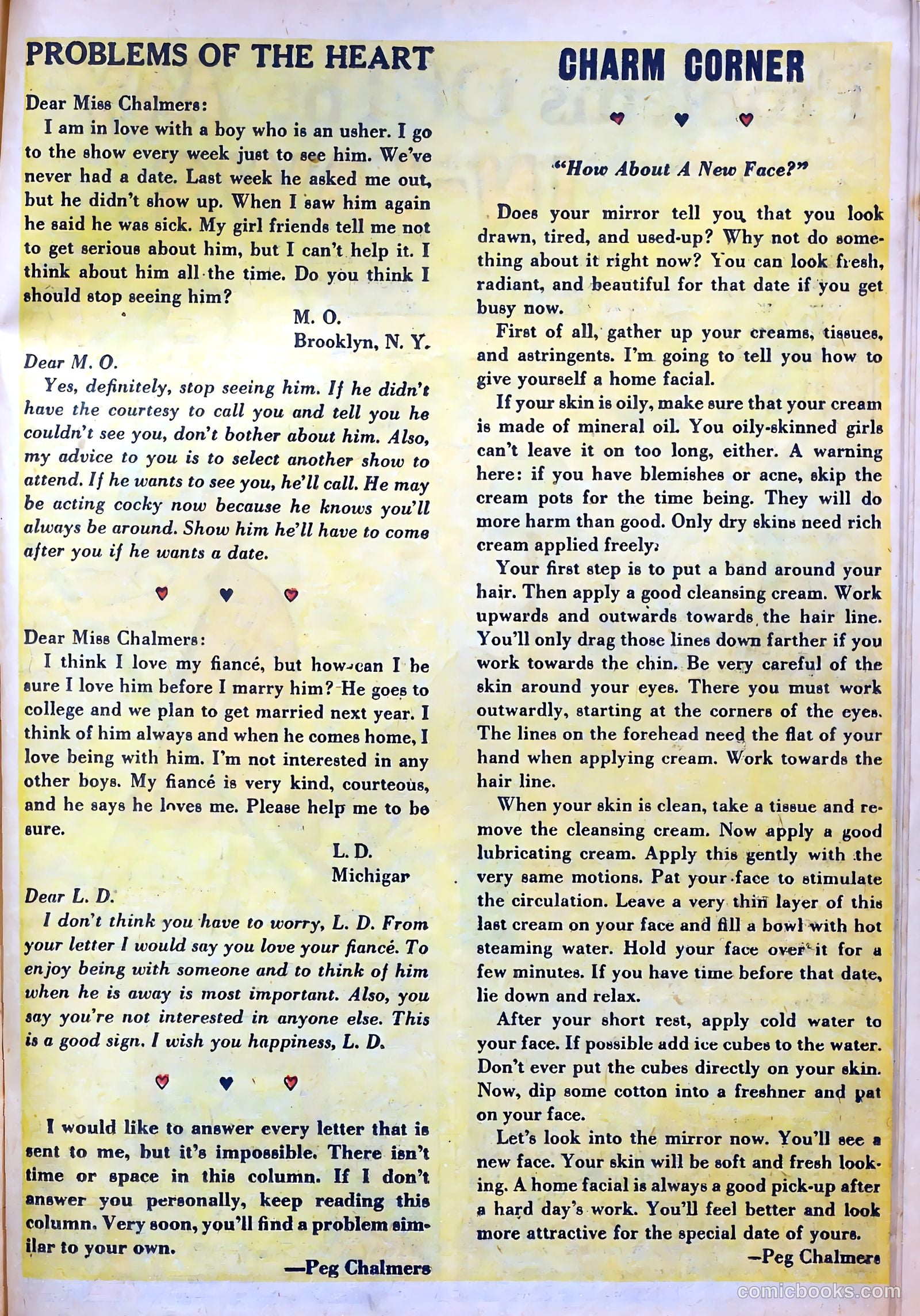 Romantic Thrills #1 (1950) — page 119 of 132