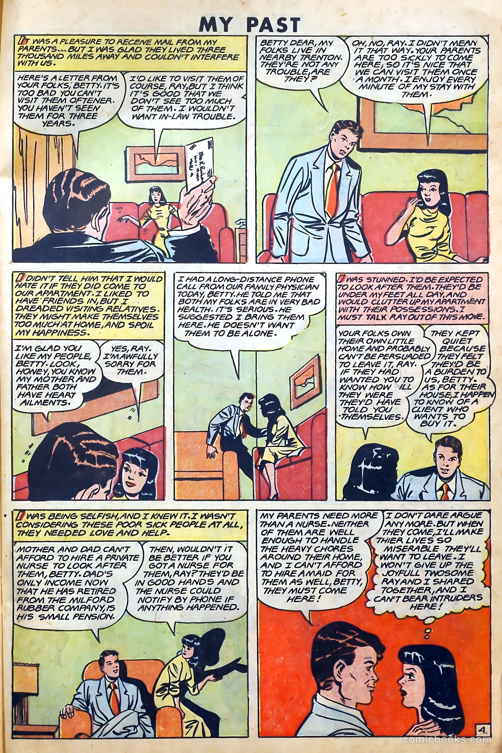 Romantic Thrills #1 (1950) — page 123 of 132
