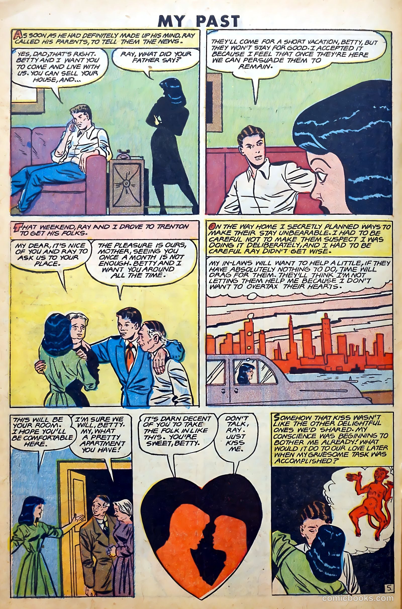 Romantic Thrills #1 (1950) — page 124 of 132