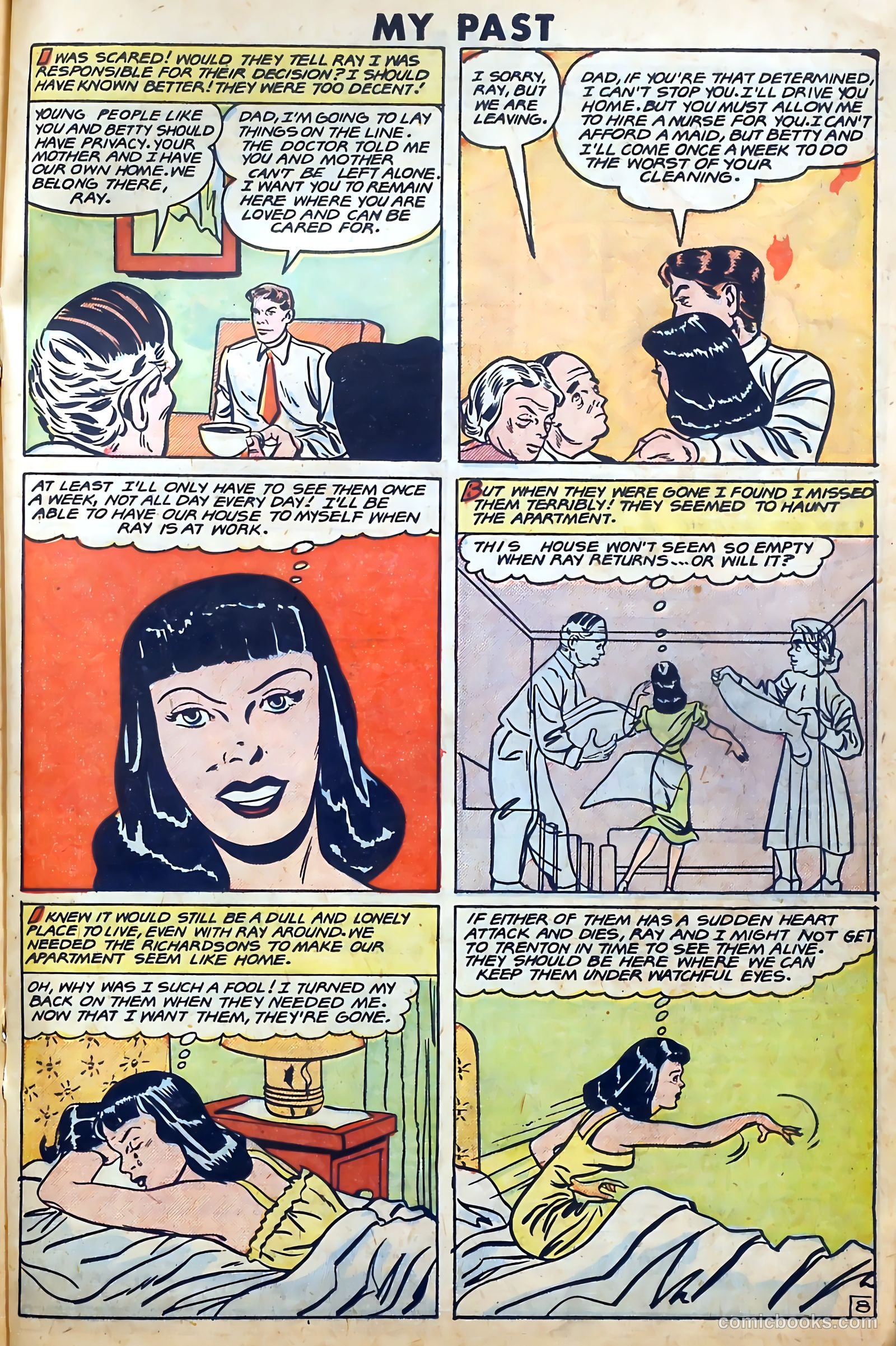 Romantic Thrills #1 (1950) — page 127 of 132